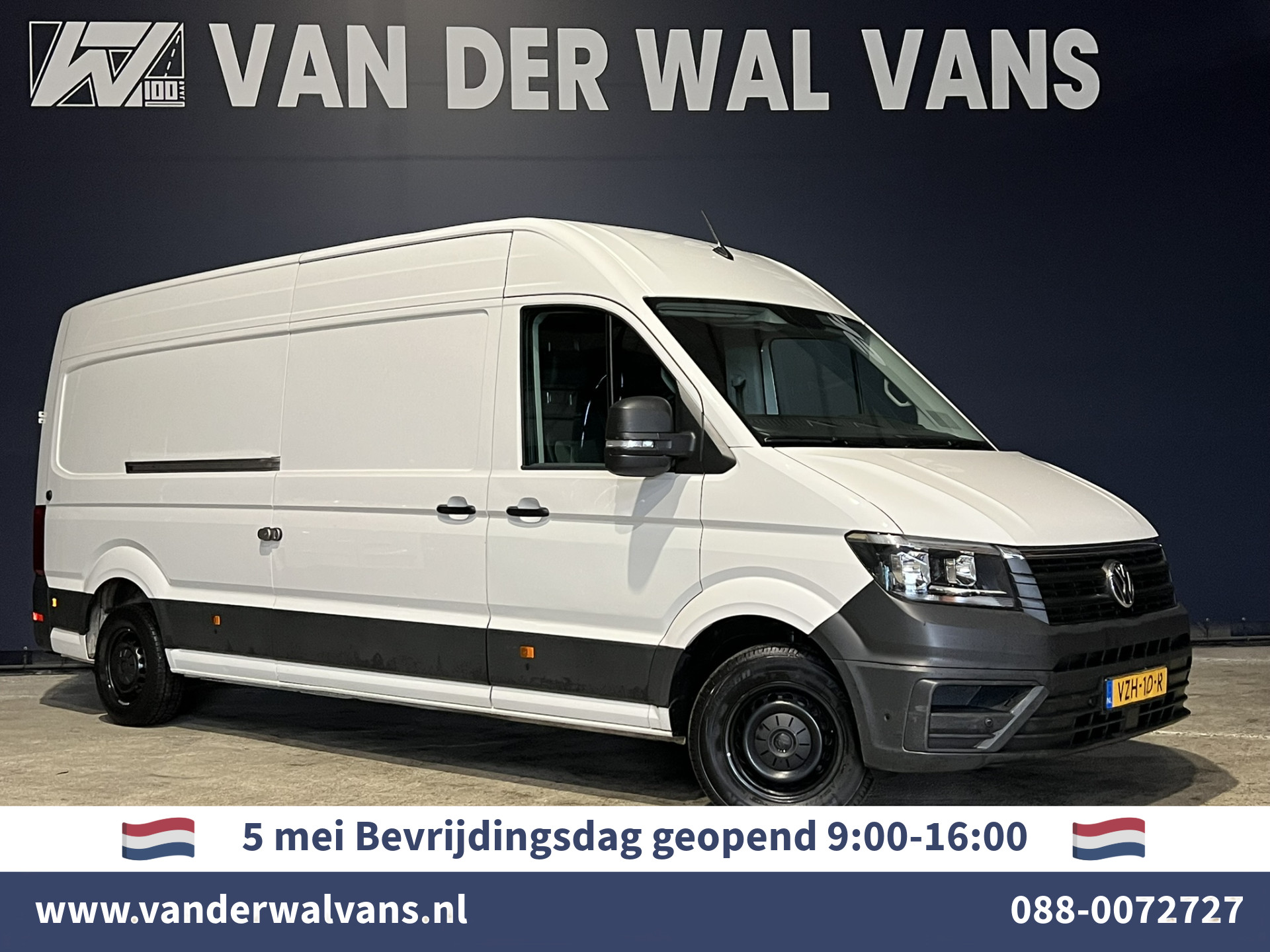 Volkswagen Crafter 2.0 TDI 141pk L4H3 L3H2 Euro6 Airco | Camera | Apple Carplay | Android Auto | Parkeersensoren Bijrijdersbank, 3000kg trekvermogen