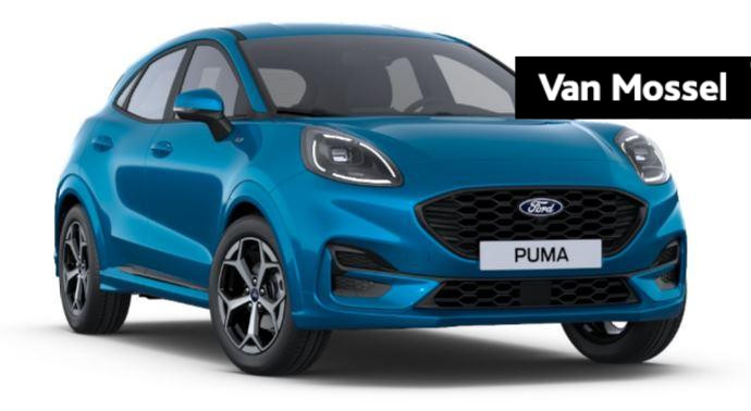 Ford Puma 1.0 EcoBoost Hybrid ST-Line | €4.000,00 KORTING! | NAVIGATIE | PARKEERSENS. | CAMERA | HANDGESCHAKELD | DIGITAL AQUA BLUE |
