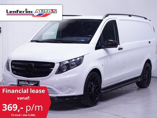 Mercedes-Benz Vito 116 CDI 163 pk Aut. L2 Black&White Edition 19" LMV Airco, Camera, Spoiler Pakket, Apple Carplay, PDC V+A, 3-Zits