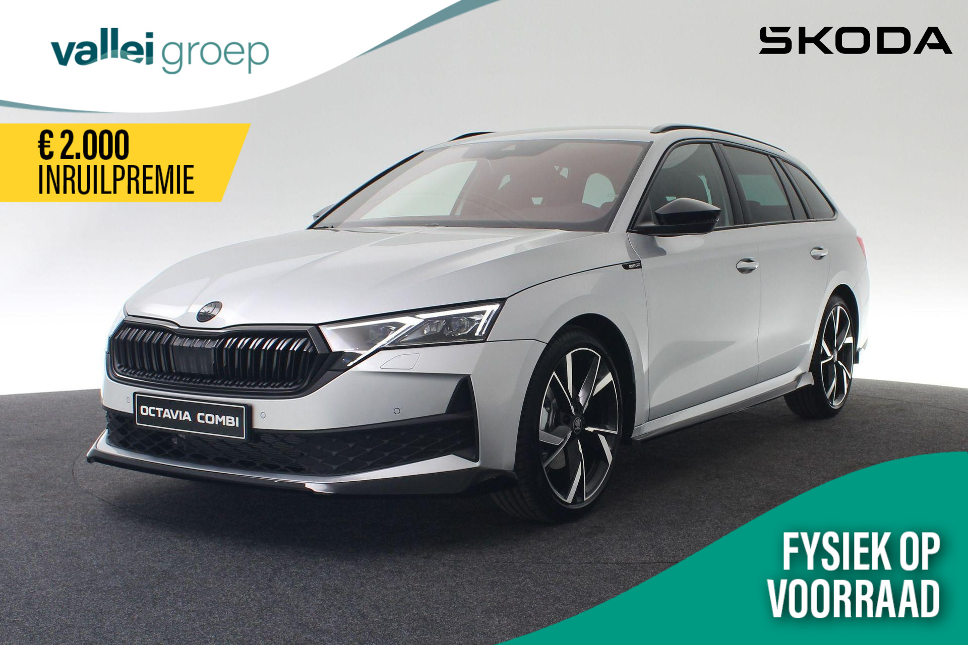 Škoda Octavia Combi Sportline Business 1.5 TSI MHEV 110 kW / 150 pk | 19 inch | Spoilerset