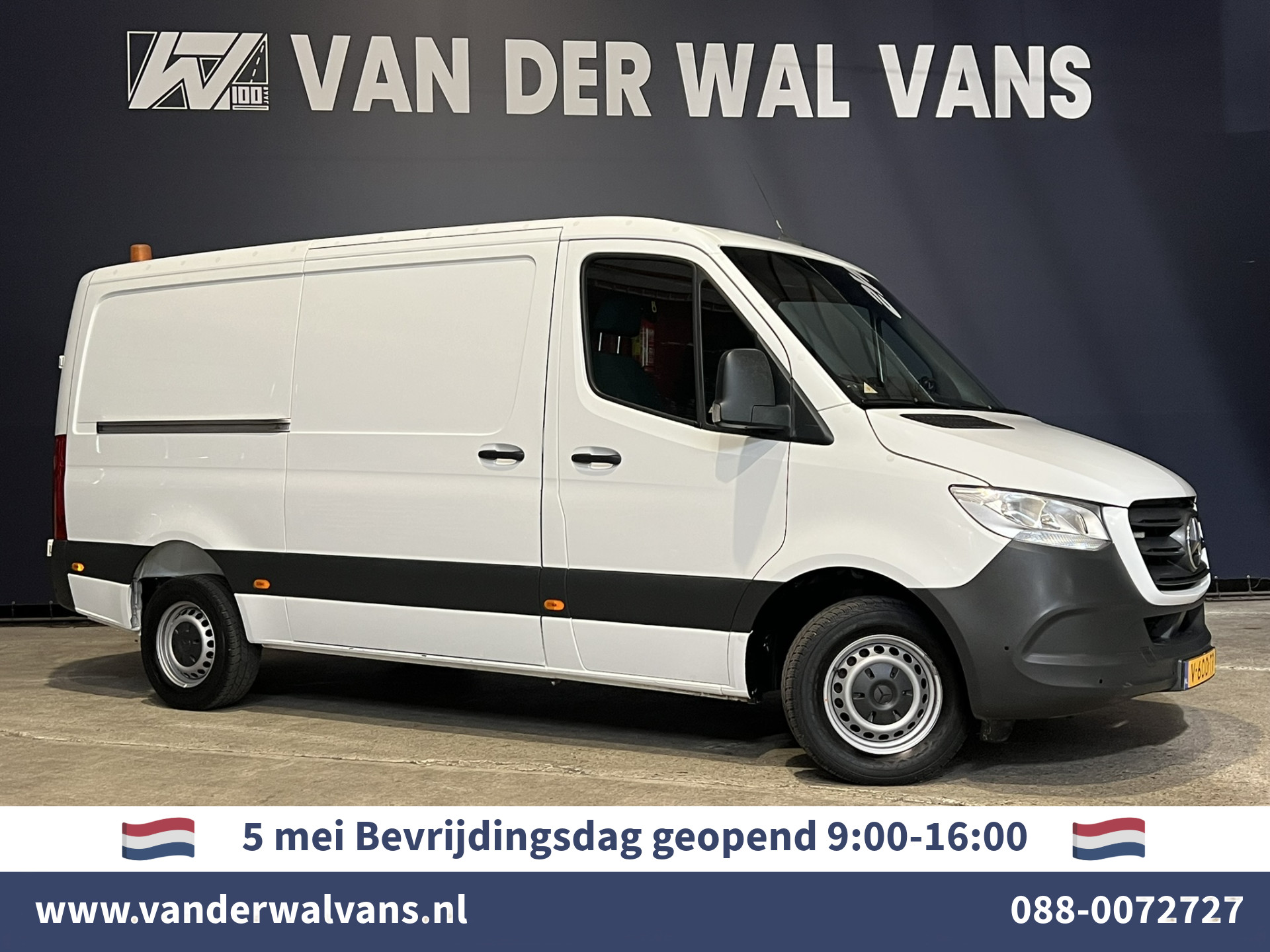 Mercedes-Benz Sprinter 316 CDI 164pk L2H1 inrichting Euro6 Airco | 2800kg trekhaak | Omvormer | Camera Cruisecontrol, Parkeersensoren