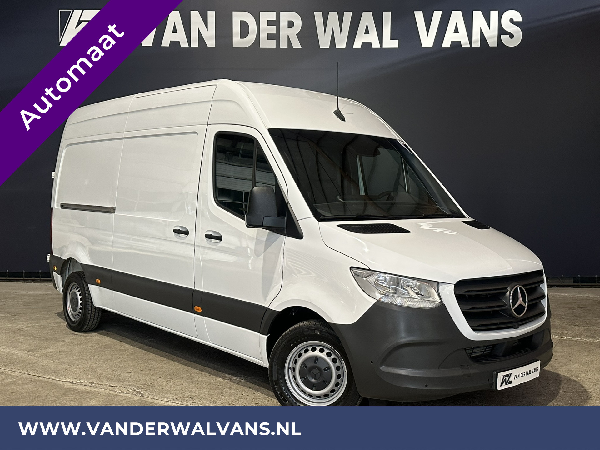 Mercedes-Benz Sprinter 314 CDI 143pk 9G-Tronic Automaat L2H2 Euro6 Airco | 360 graden Camera | Navigatie | Apple Carplay Android Auto, Trekhaak, Cruisecontrol, Stoelverwarming, Parkeersensoren, Bijrijdersbank