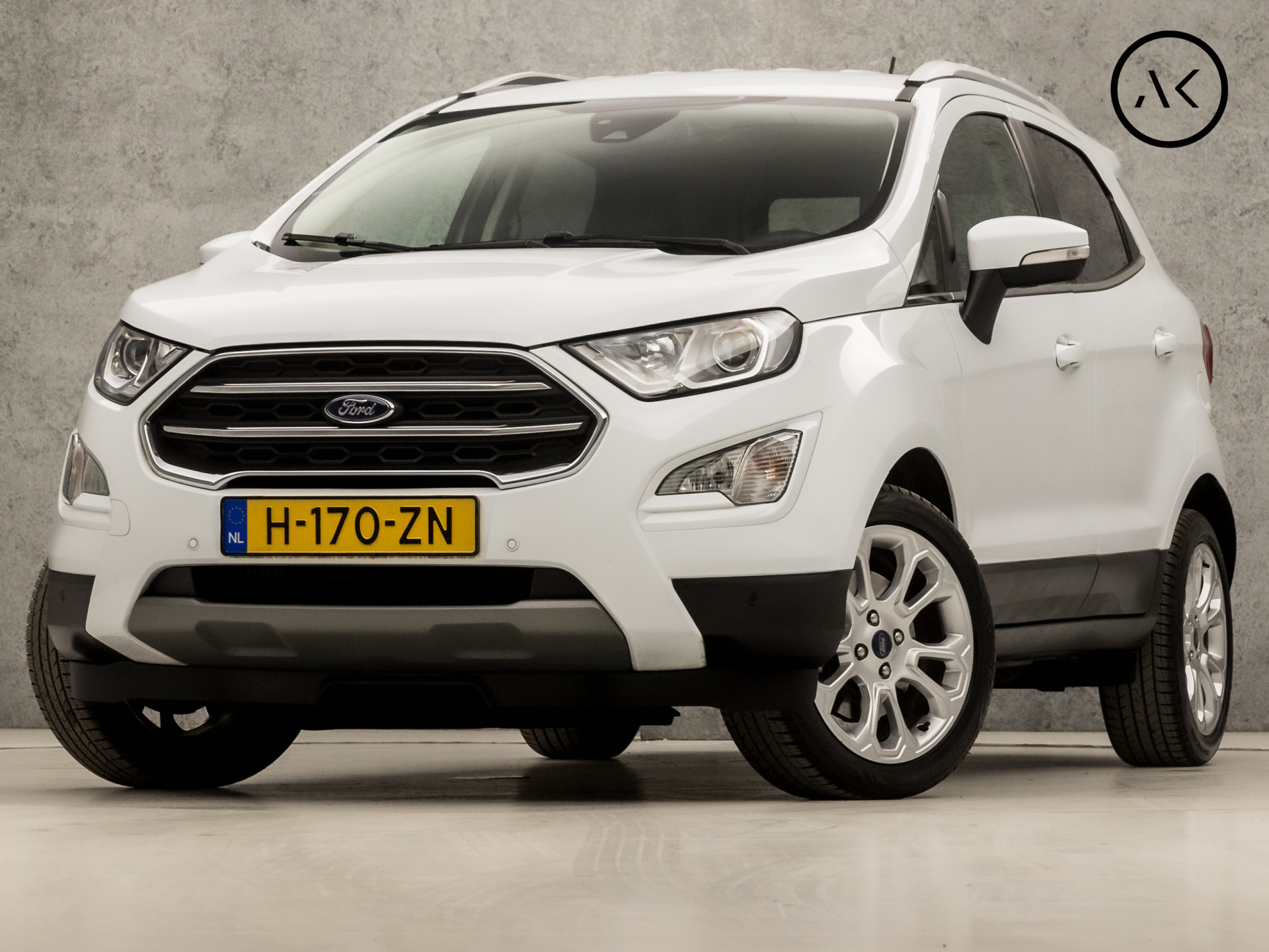 Ford EcoSport 1.0 EcoBoost Titanium Automaat (APPLE CARPLAY, GROOT NAVI, LEDER, STUUR/STOELVERWARMING, BANG&OLUFSEN, CLIMATE, SPORTSTOELEN, CAMERA, GETINT GLAS, CRUISE, NIEUWSTAAT)