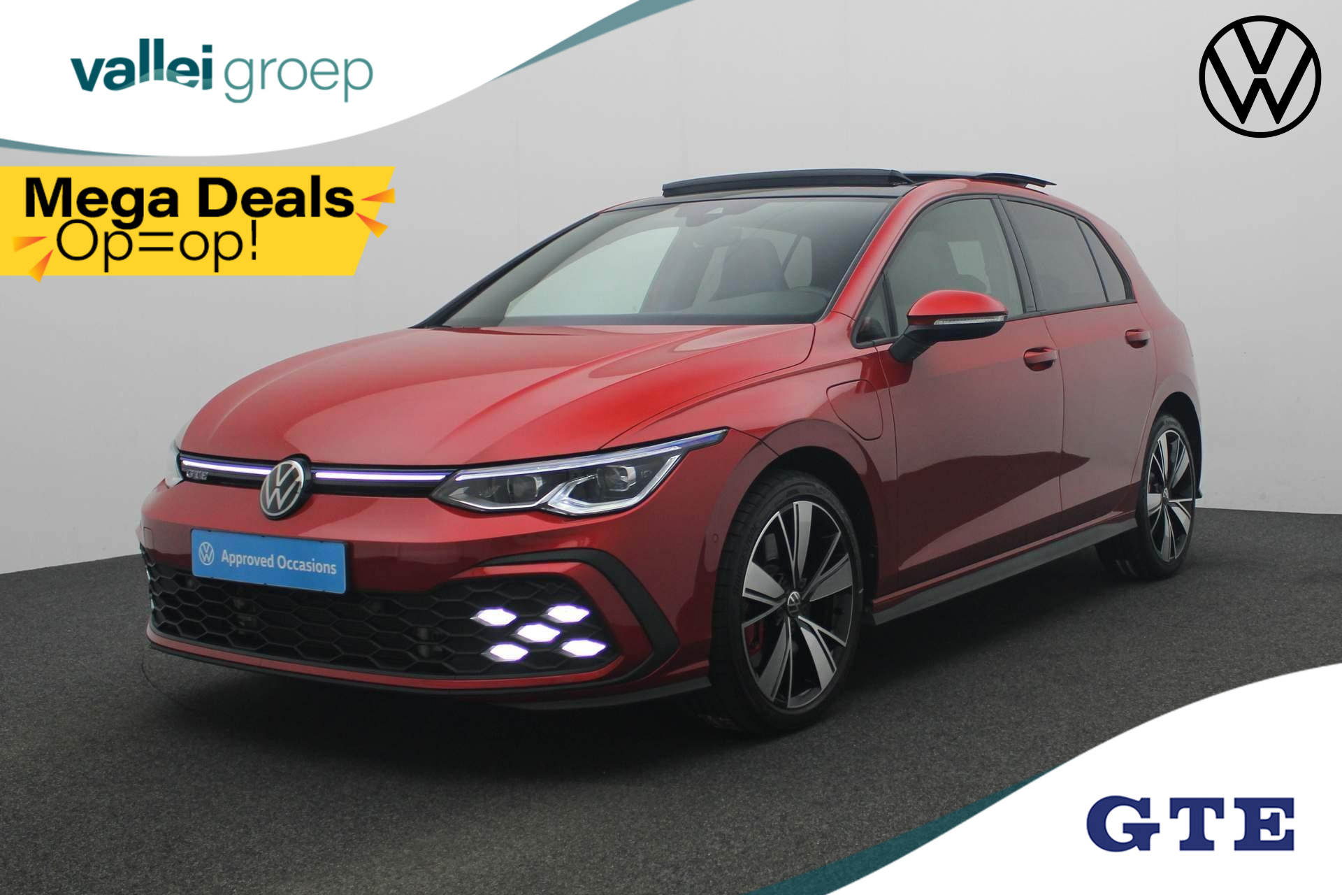 Volkswagen Golf 1.4 245PK DSG eHybrid GTE | Pano | LED mistlampen | IQ Light | Keyless | 18 inch | Camera | Adapt. Cruise | Navi | Apple Carplay / Android Auto