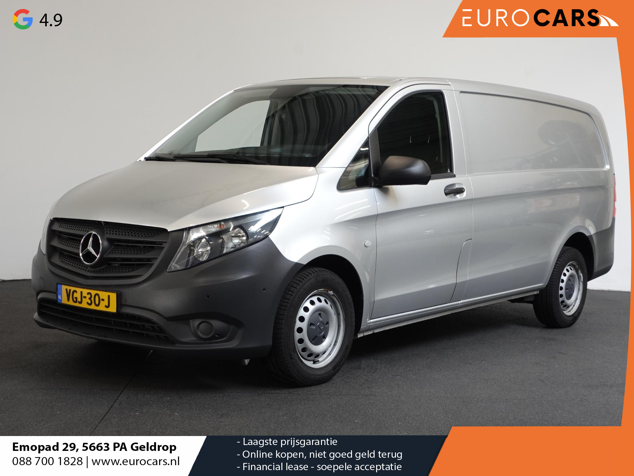 Mercedes-Benz Vito 114 CDI Lang Automaat L2 Airco Cruise control Navigatie Parkeersensoren MF stuurwiel Camera