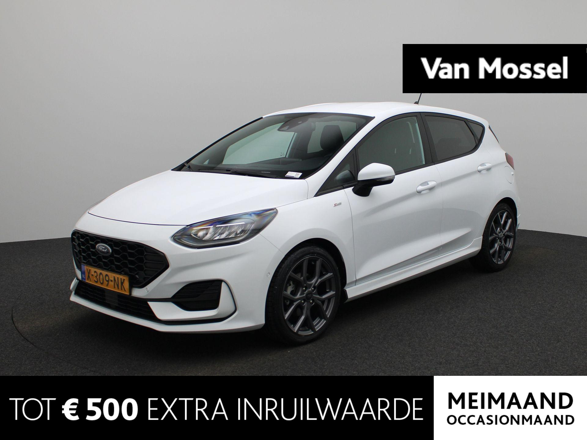 Ford Fiesta 1.0 EcoBoost Hybrid ST-Line X | Verwarmbare Voorstoelen/Stuurwiel/Voorruit | Bang & Olufsen Sound | Achteruitrijcamera | Half Lederen Bekleding | Cruise Control |