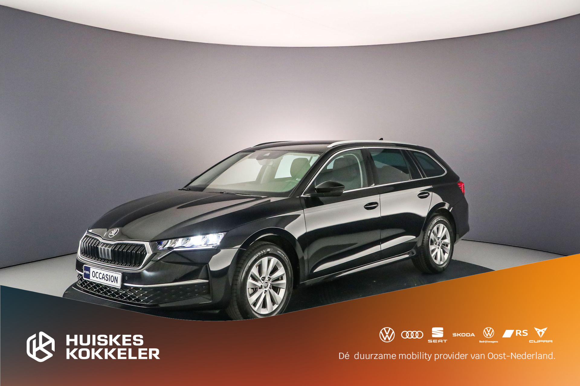 Škoda Octavia Combi Business Edition 1.5 eTSI 115pk DSG Automaat Adaptive cruise control, Achteruitrijcamera, Navigatie, Verwarmde voorruit, Elektrische achterklep, Stoelverwarming