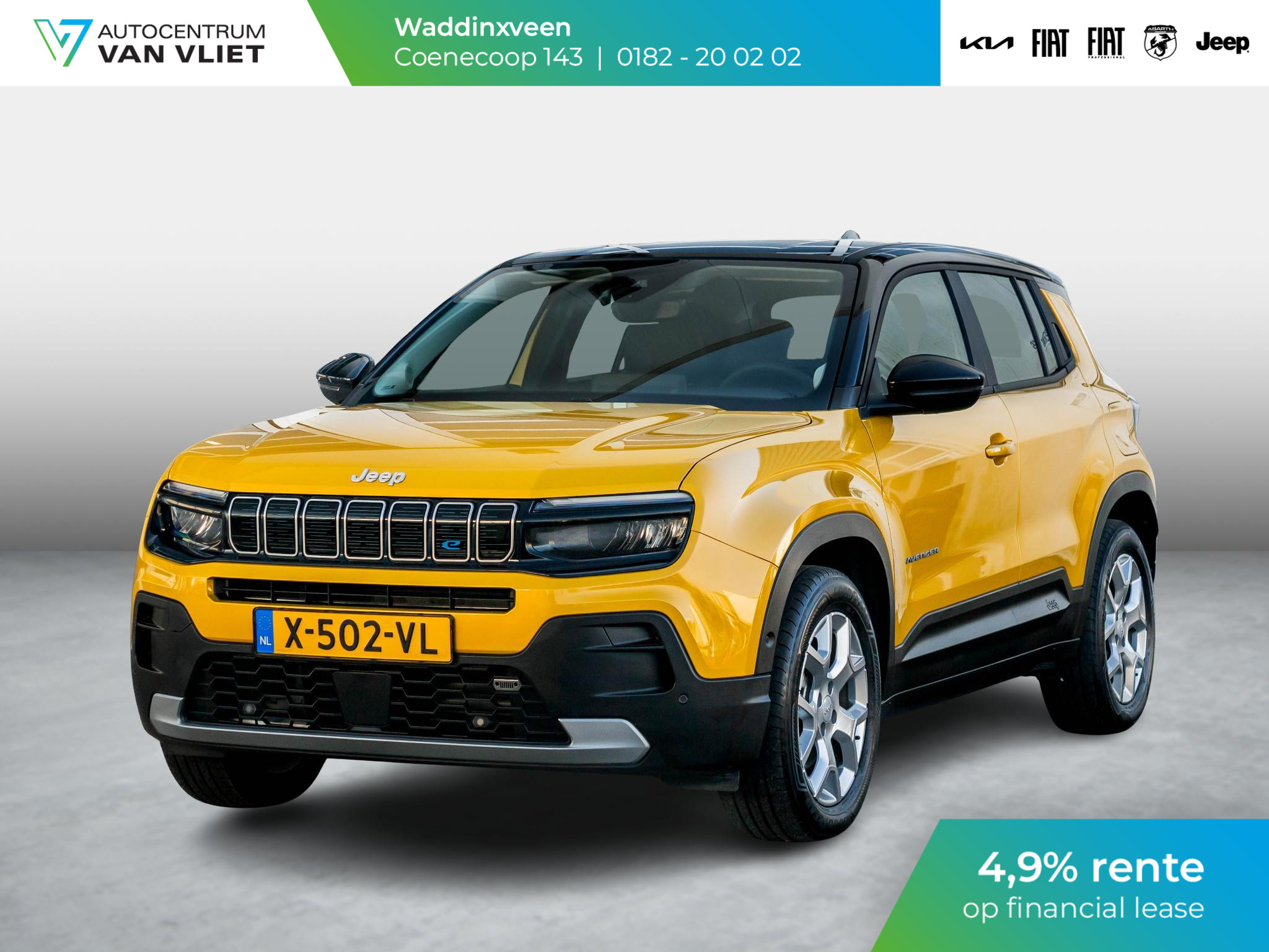 Jeep Avenger Summit 54 kWh | Clima | Adapt. Cruise | Camera | Navi | Apple Carplay | Als nieuw !