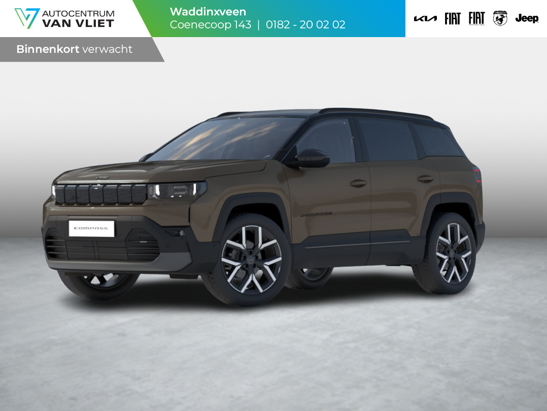 Jeep Compass First Edition 74 kWh | Adapt. Cruise | Camera | Carplay | 20" | Elektr. A-Klep | Navi | Winter Pack