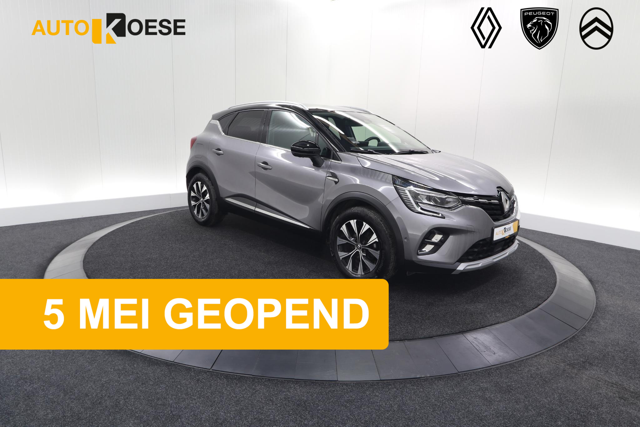 Renault Captur Mild Hybrid 140 EDC Techno 360 Camera | 9.3 Inch Navigatie | Apple Carplay | Parkeersensoren
