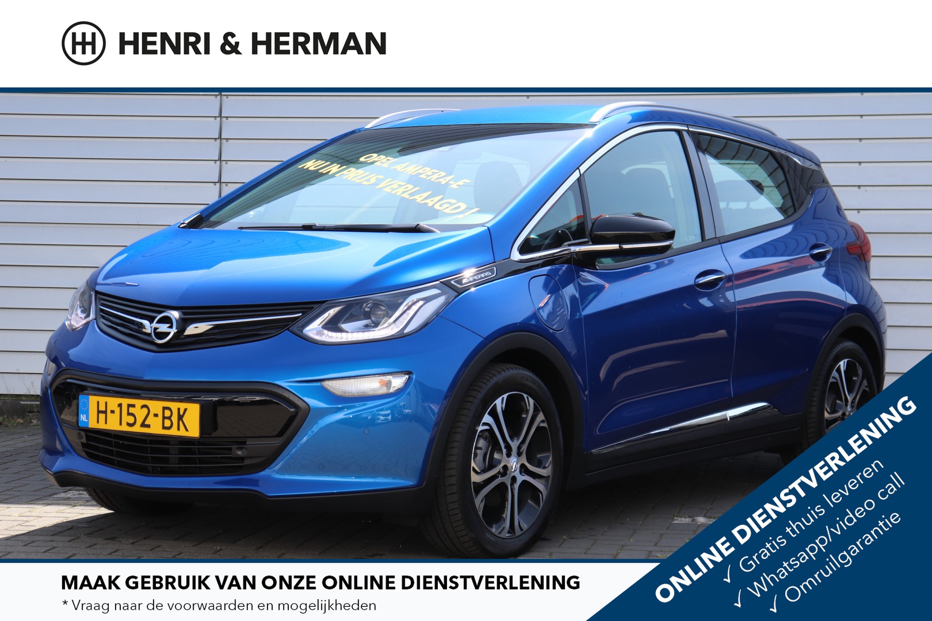 Opel Ampera-e Executive 60kWh (EX.BTW!!/LEER/4% BIJT./Bose/SNEL RIJDEN!!) H152BK