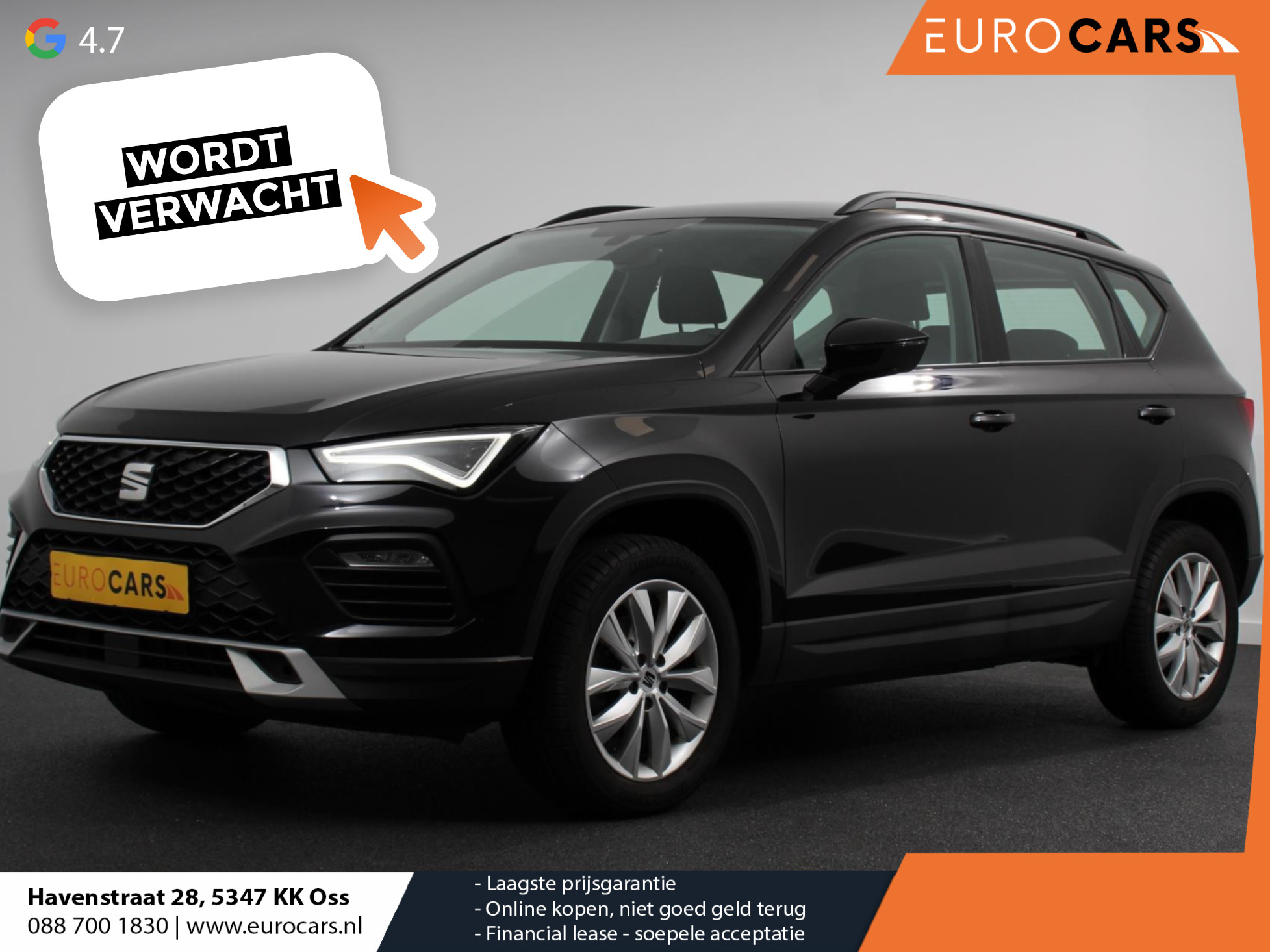 SEAT Ateca 1.5 TSI DSG Style Nieuw type Demo! | Climate Control Parkeer sensoren Cruise control DAB Led Lichtmetalen Velgen
