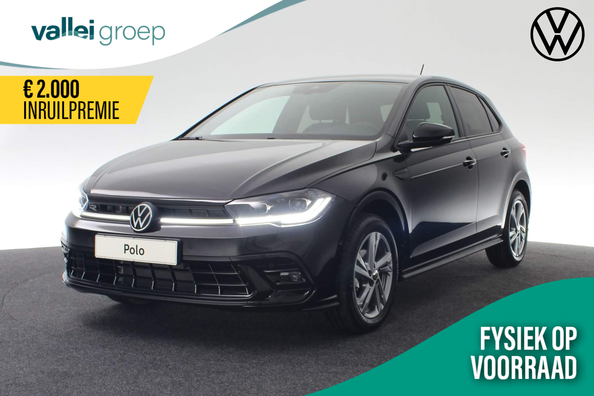 Volkswagen Polo R-Line Edition 1.0 TSI 70 kW / 95 pk DSG Volkswagen Polo 1.0 TSI 95PK DSG R-Line Edition | Camera | IQ Light | Stoelverwarming | Navi | ACC | 16 inch
