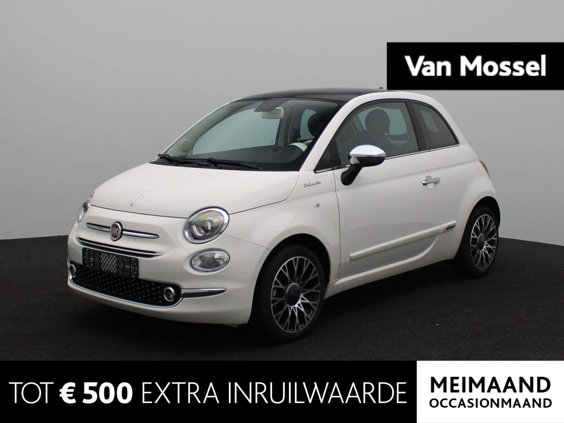 Fiat 500 1.0 Hybrid Dolcevita | Panoramadak | Apple CarPlay | Climate Control | Parkeersensoren | 16'' Velgen |