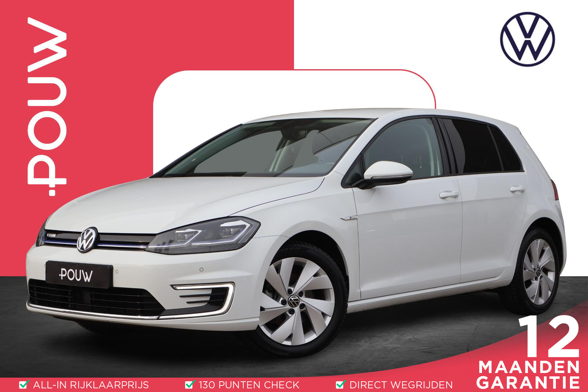 Volkswagen e-Golf 136pk E-DITION | SoH 97% | Navigatie | Apple Carplay/Android Auto | PDC | Cruise Control Adaptief