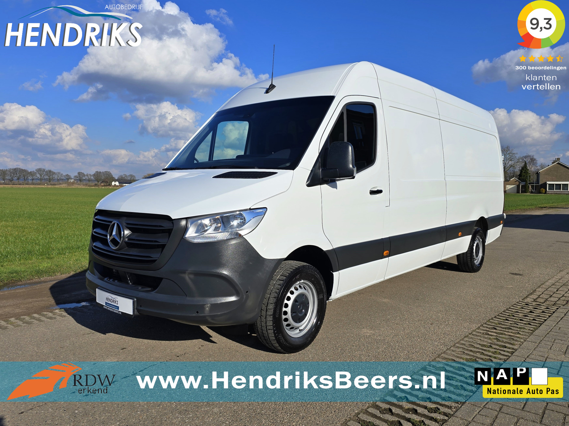 Mercedes-Benz Sprinter 317 1.9 CDI L3 H2 - 170 Pk - Euro 6 - Camera - StoelVerwarming - MBUX - RWD