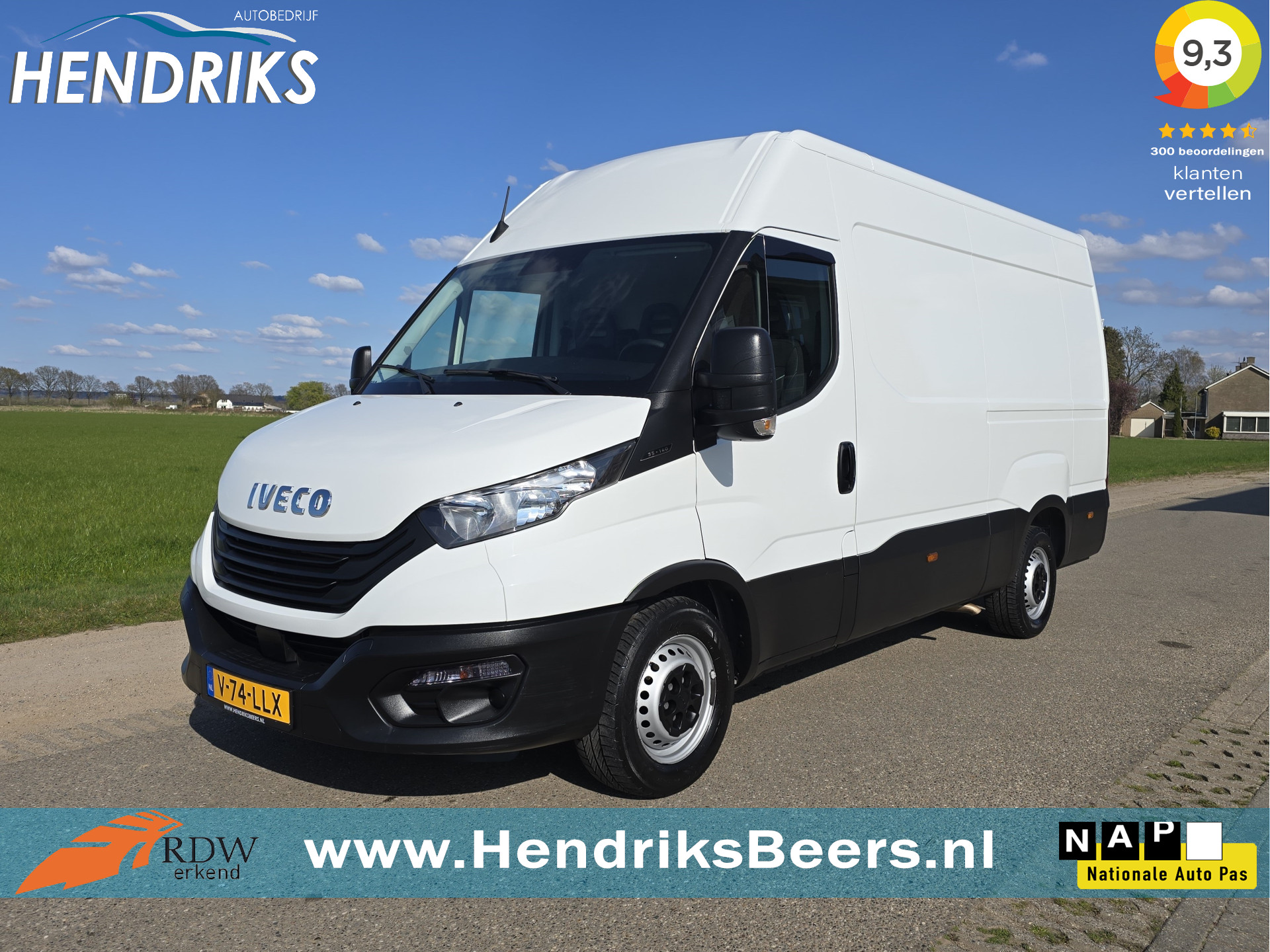 Iveco Daily 35S14V 2.3 352L H2 - 140 Pk - Euro 6 - Airco - Cruise Control