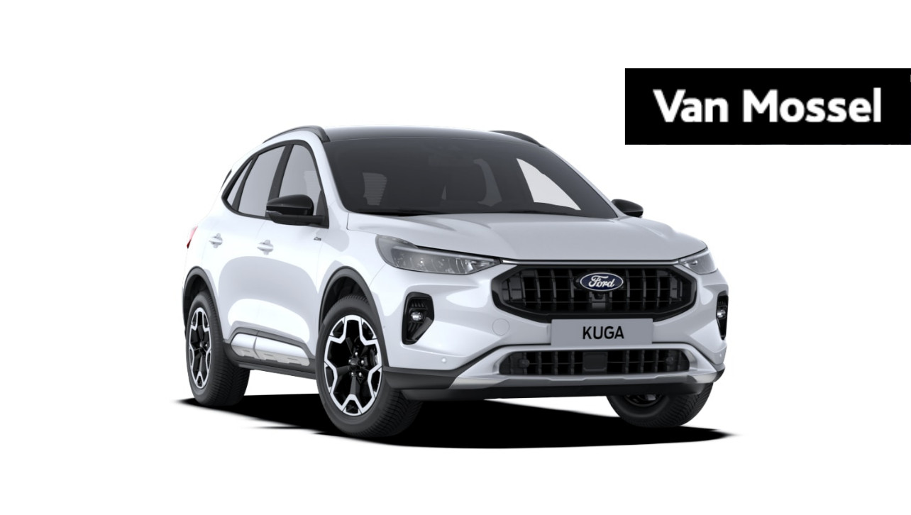 Ford Kuga 2.5 PHEV Active X | 2100KG TREKGEWICHT | €4000,- FORD VOORDEEL | 243 PK!  |  FROZEN WHITE | NIEUW MODEL |