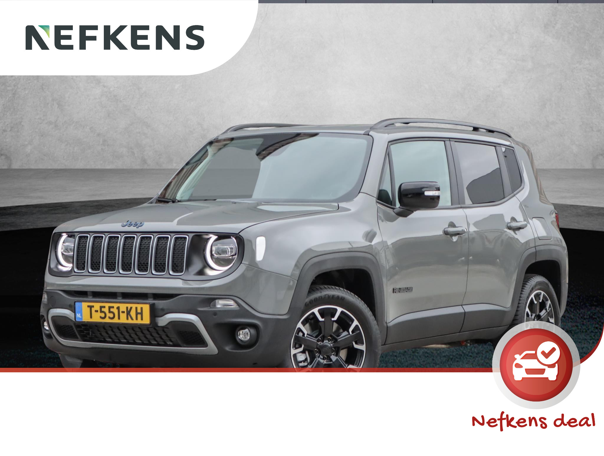 Jeep Renegade 4xe 240pk Plug-in Hybrid Electric New Upland (RIJKLAAR!!/Direct rijden!!/NAV./PDC/AppleCarPlay)