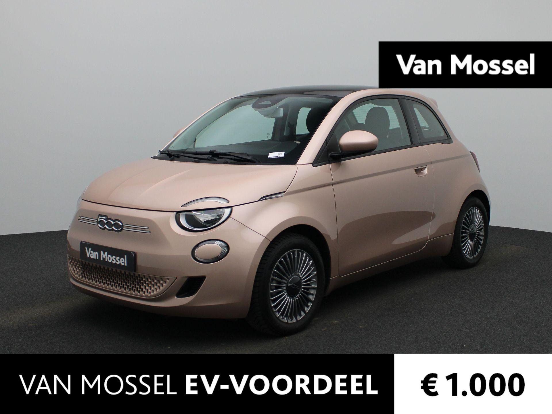 Fiat 500e Icon 42 kWh Aut. | Panoramadak | Apple carpley | Dab | Stoelverwarming | Climate control