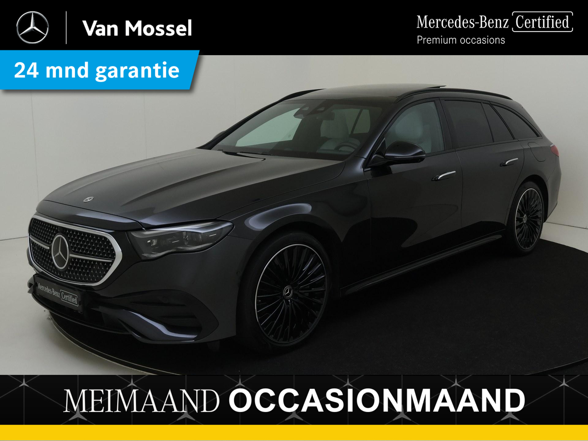 Mercedes-Benz E-Klasse Estate 300 e AMG Line Premium plus/ Luchtvering/ Nappa/ Distronic/ Burmester/ Superscreen/ Night/ massagestoelen etc. etc.