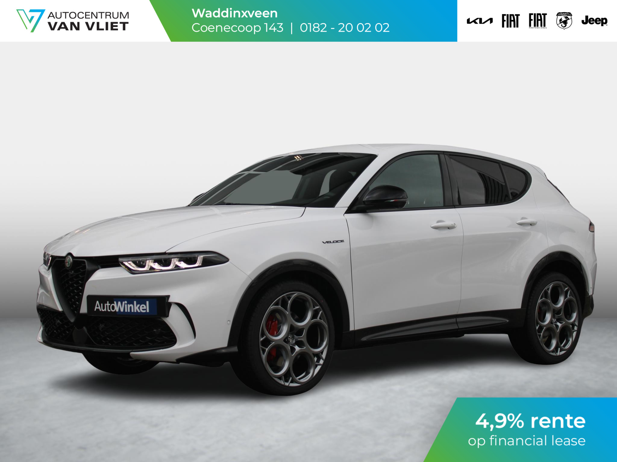 Alfa Romeo Tonale 1.5T 160pk Hybrid Veloce | Uit voorraad leverbaar | 20" | Pack Winter | Technology Pack