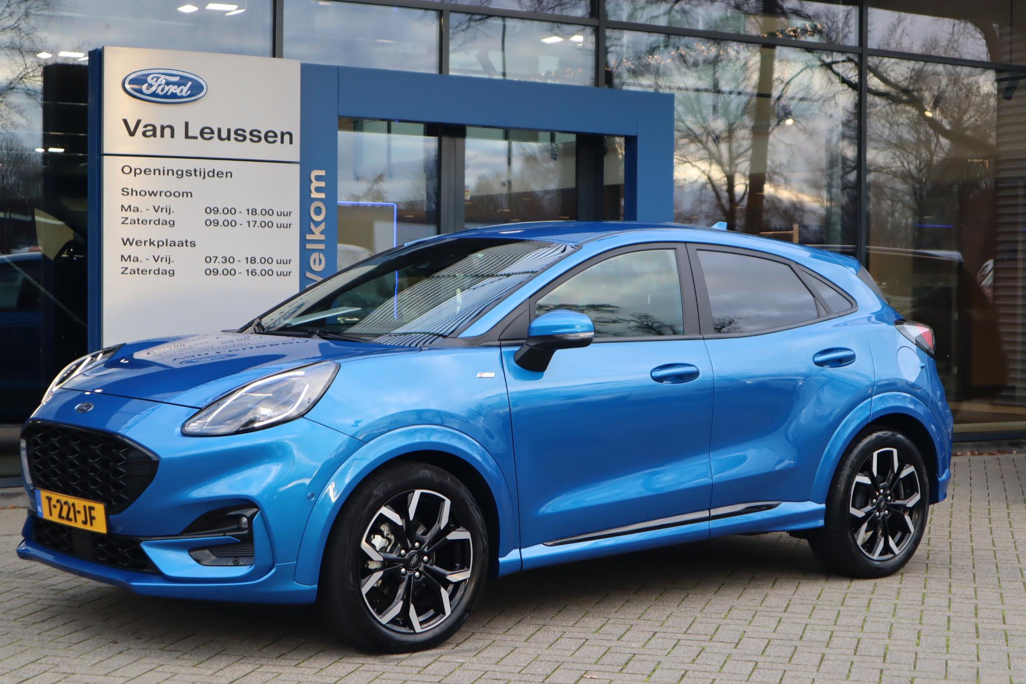 Ford Puma 125PK HYBRID ST-LINE-X CRUISE CLIMA B&O WINTERPACK NAVI APPLE/ANDROID LM-VELGEN PARK-SENSOREN EL. ACHTERKLEP