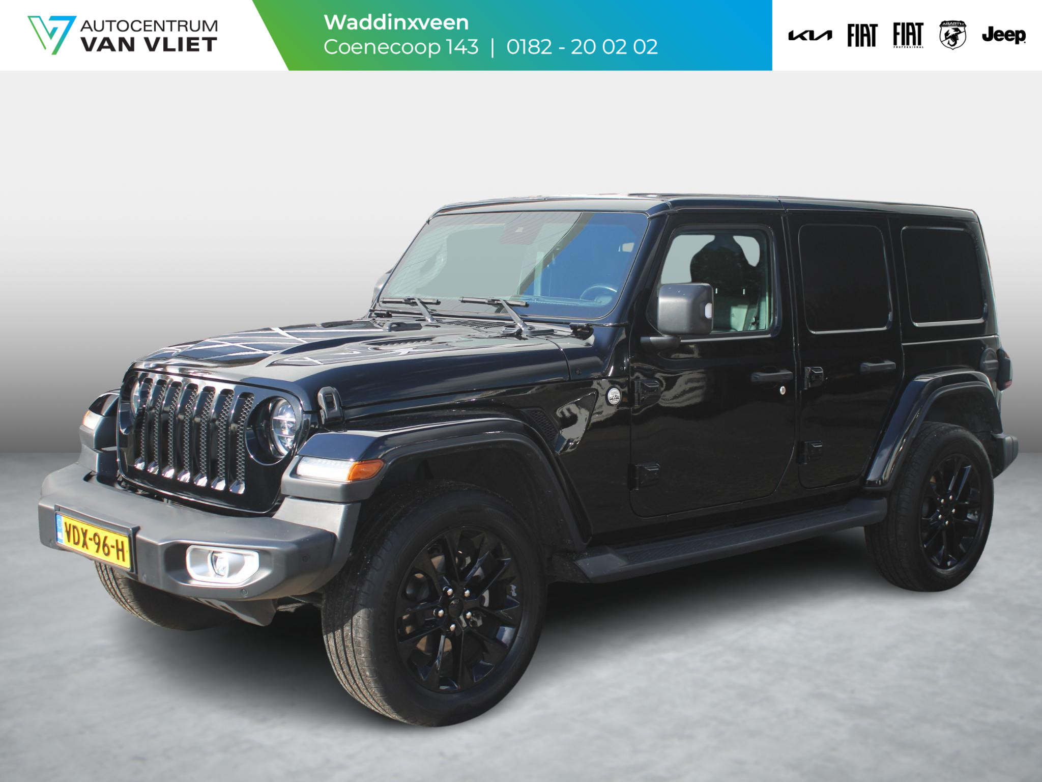 Jeep Wrangler Unlimited 2.0T Sahara | Grijs kenteken | Stoel-/Stuurverwarming | Navi |  Adapt. Cruise | Clima | Camera | Leder | Keyless | 20" Velgen
