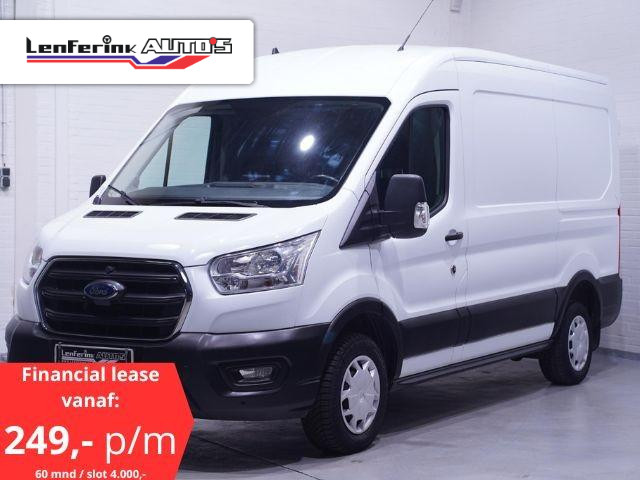 Ford Transit 2.0 TDCI 130 pk L2H2 Trend Navi, Trekhaak Cruise Control, PDC V+A, Apple Carplay, NAP, NL Auto, 3-Zits