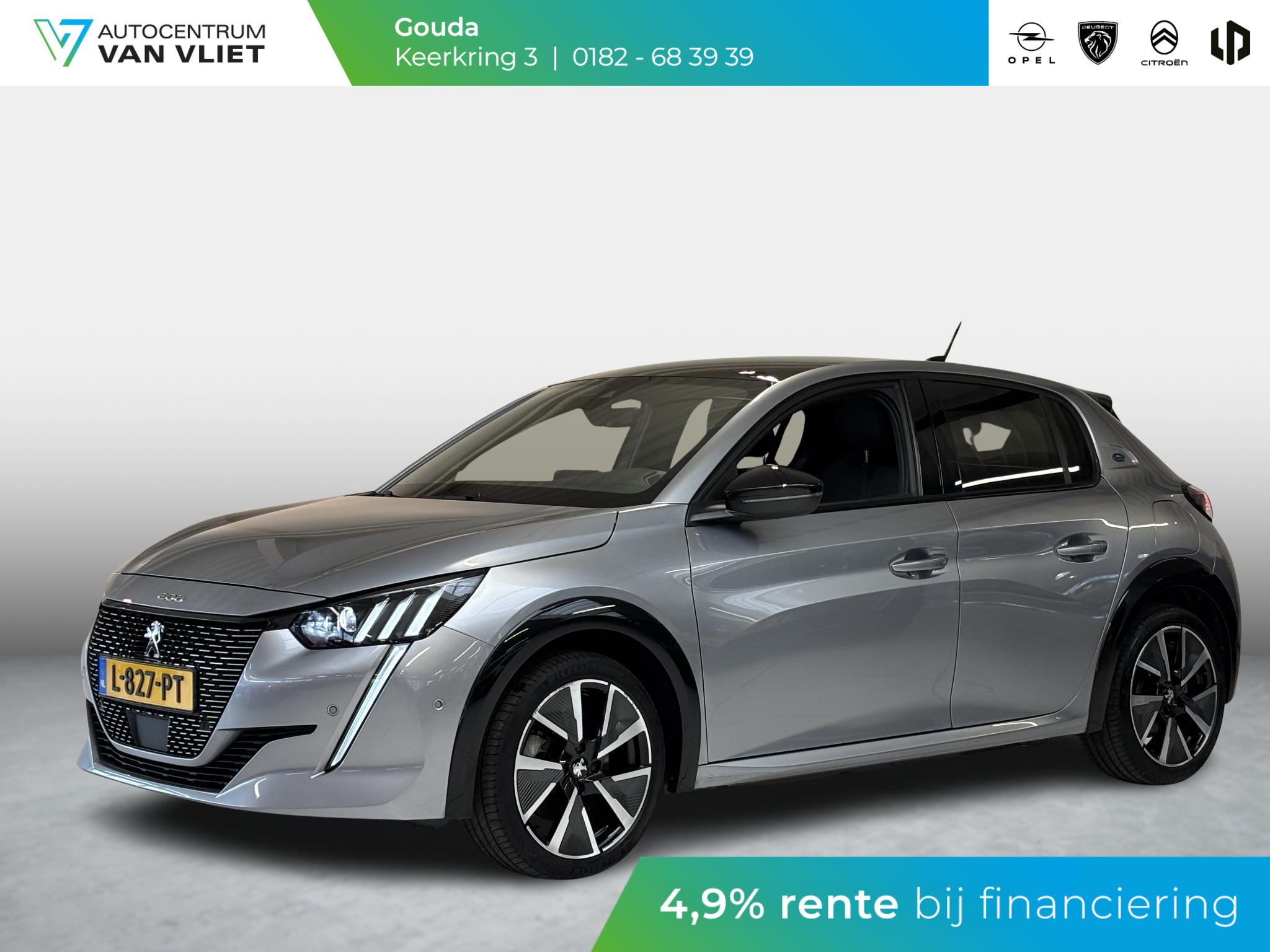 Peugeot e-208 EV GT 50 kWh 3-fase | Navigatie | Achteruitrijcamera | Android auto / Apple carplay | Dodehoekdetectie | 3D I-Cockpit