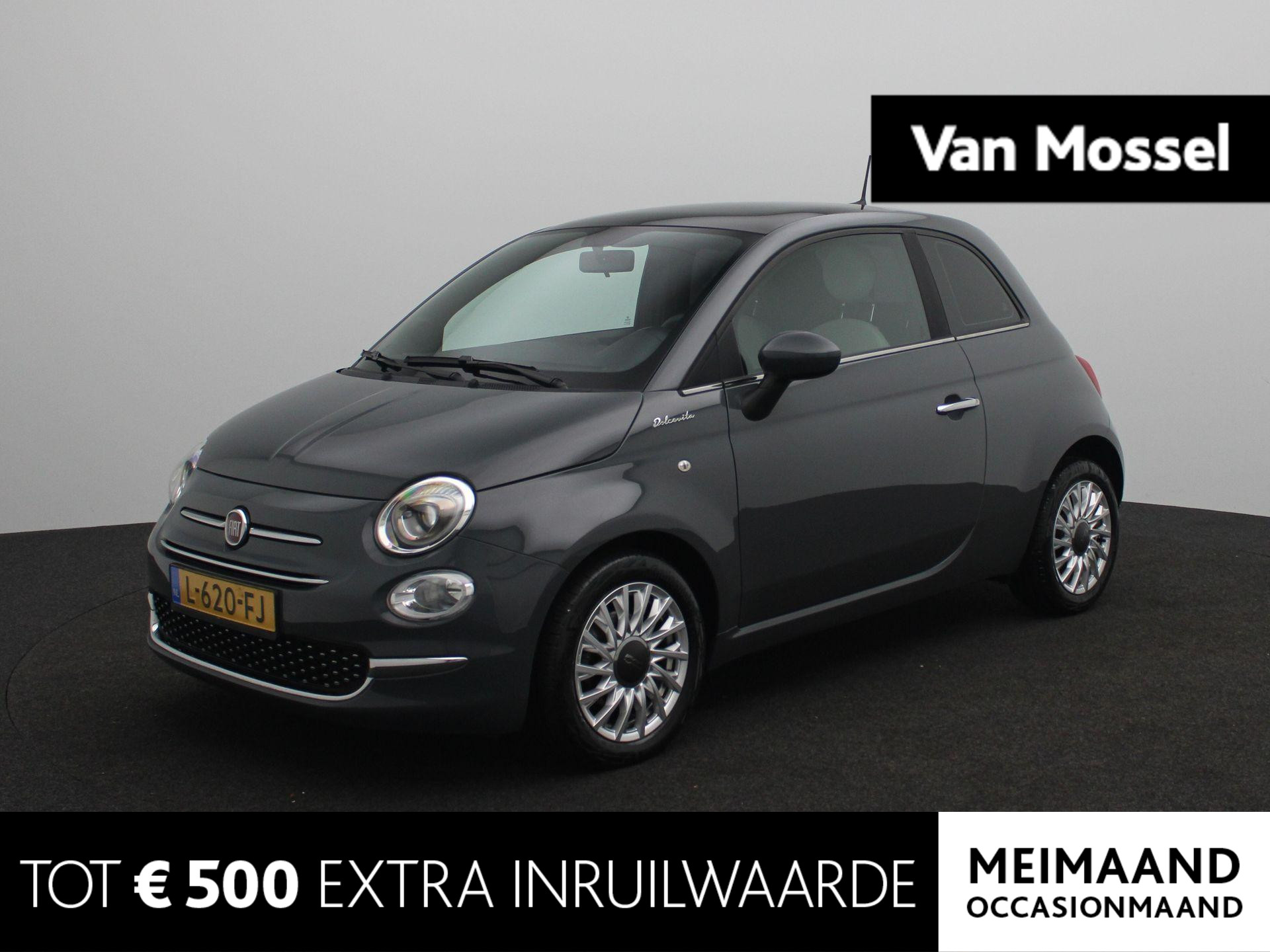 Fiat 500 1.0 Hybrid Dolcevita | Panoramadak | Parkeersensoren | Lichtmetalen velgen