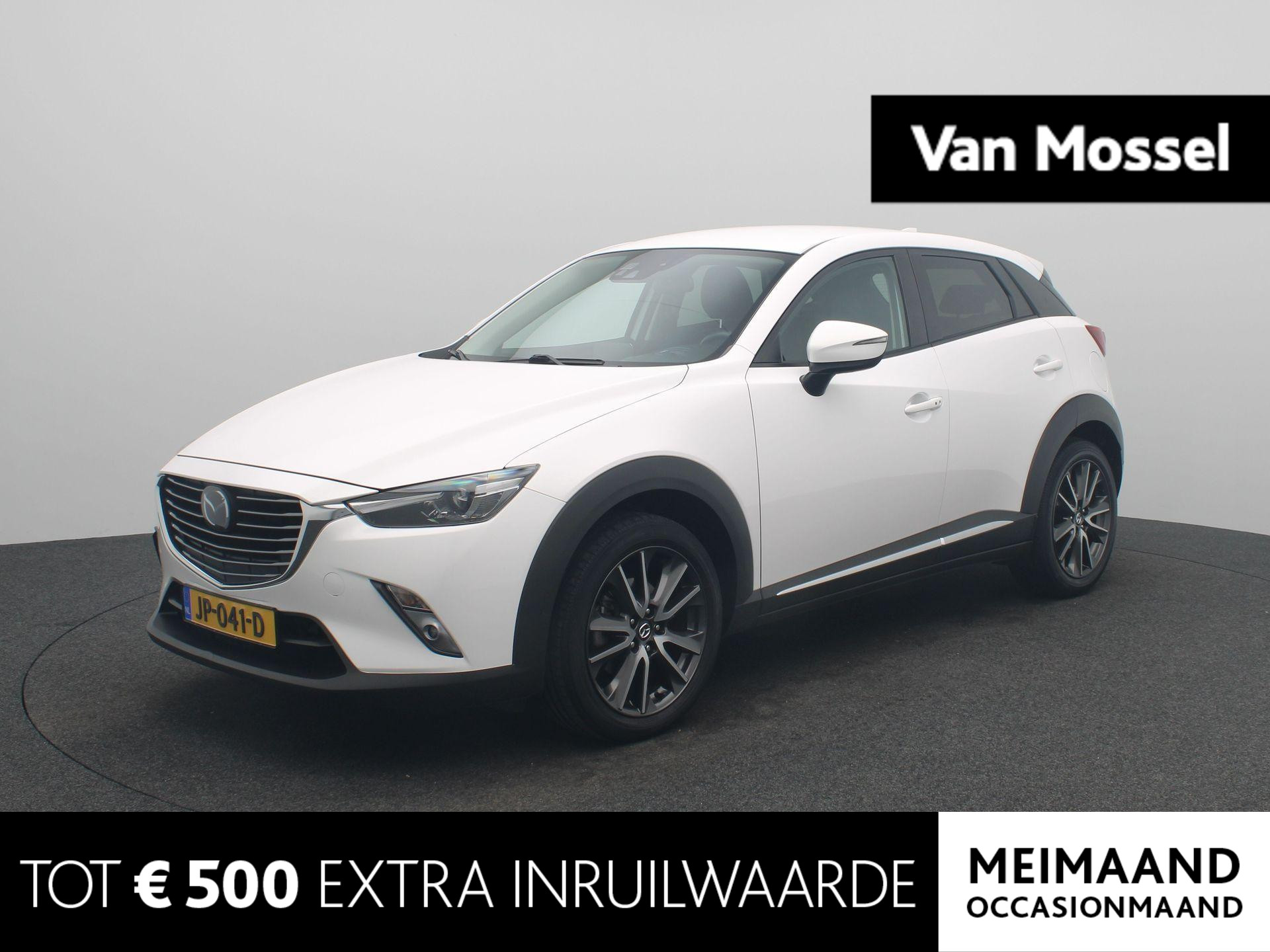 Mazda CX-3 2.0 SkyActiv-G 120 GT-M | Navigatie | Climate Control | Lm velgen | Parkeersensoren | Camera | Leer | Stoelverwarming | Trekhaak |