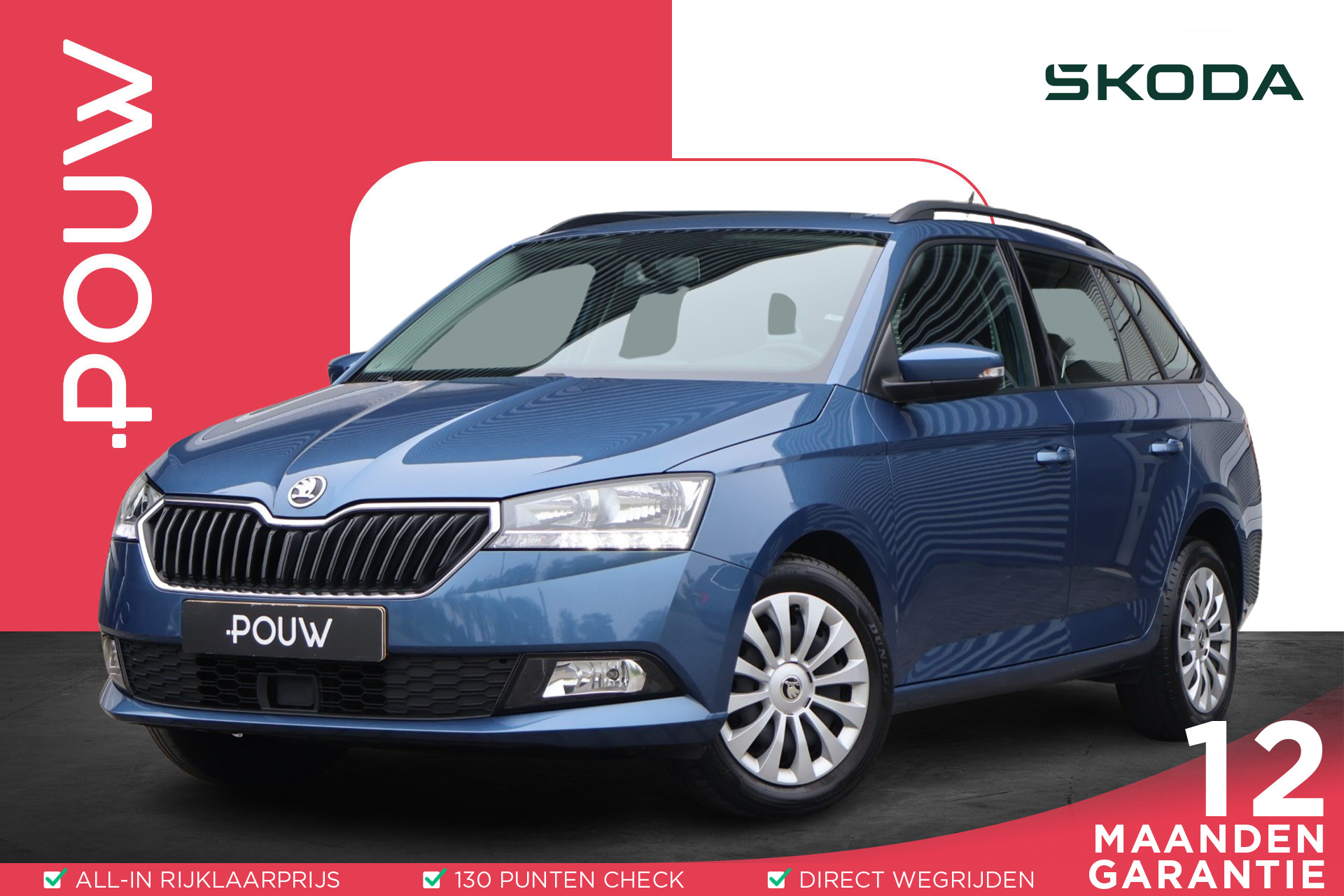 Škoda Fabia Combi 1.0 TSI 95pk Ambition | DAB | Apple CarPlay/ Android Auto | Stoelverwarming | Cruise Control | Airco