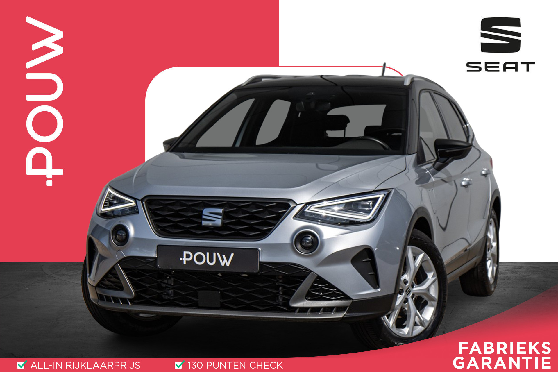 SEAT Arona 1.0 EcoTSI 95pk Style Business Connect | 17" Lichtmetalen Velgen | Apple Carplay/Android Auto | Adaptive Cruise Control