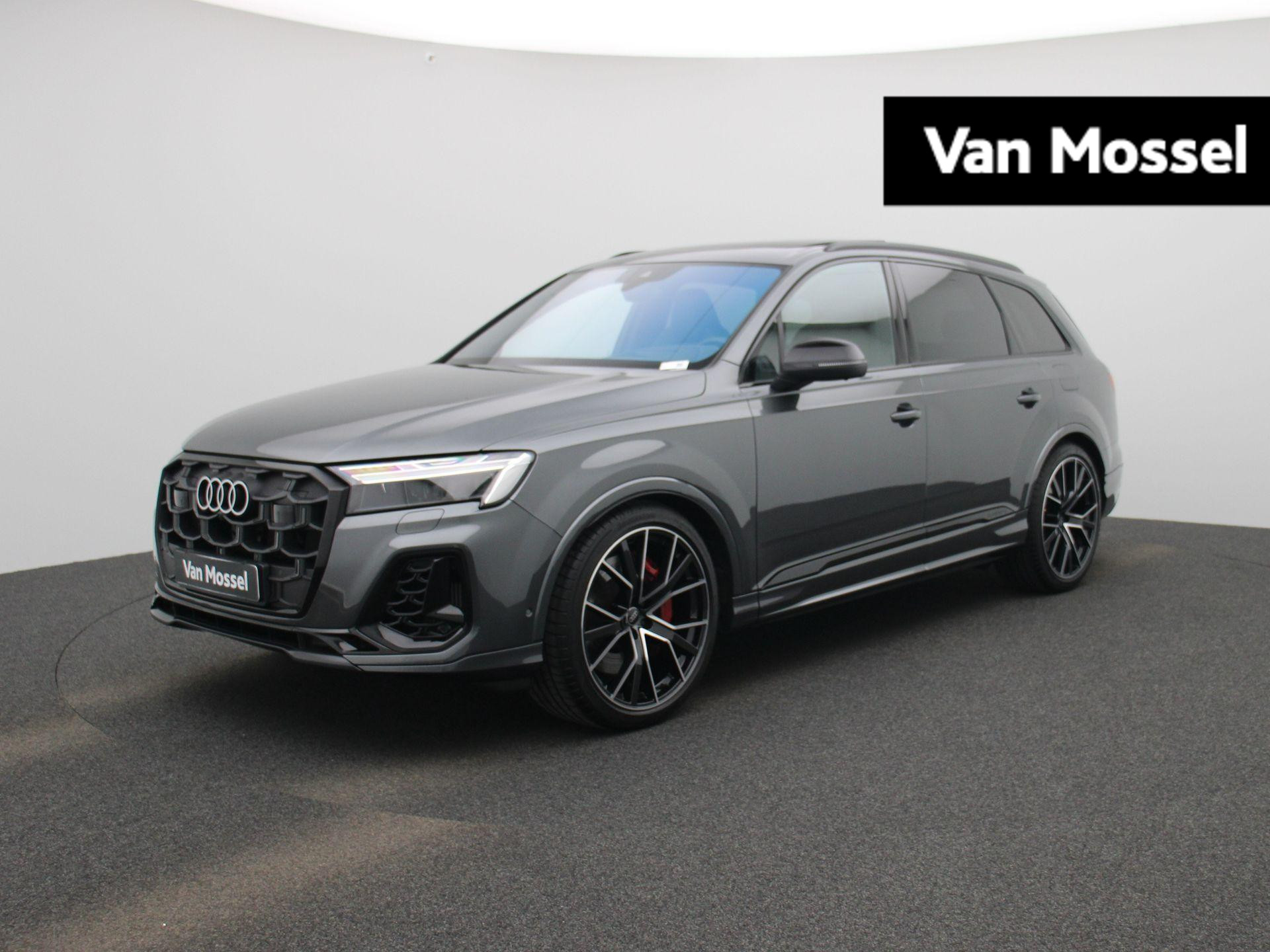 Audi Q7 60 TFSI e quattro Pro Line S Competition 490 PK | S-line | Automaat | Navigatie | 360 Camera | Panoramadak | Luchtvering | B&O 3D Sound System| Dodehoeksensoren | Adaptive Cruise Control | Vierwielbesturing | Stoelverwarming voor- en achterin | Virtual Cockpit | Laser HD Matrix | Privacy glass |