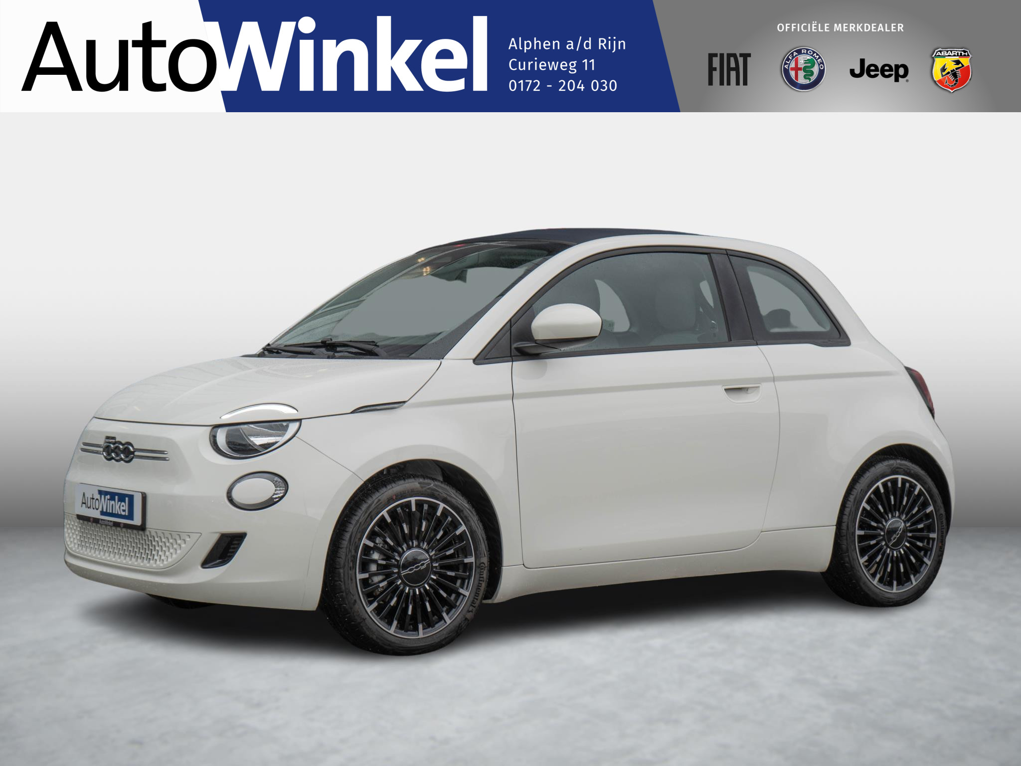 Fiat 500e Icon 42 kWh | Cabrio | Pack Winter | Draadloos laden | Pack Comfort | 17" | € 2.000,- Subsidie Overheid 2024
