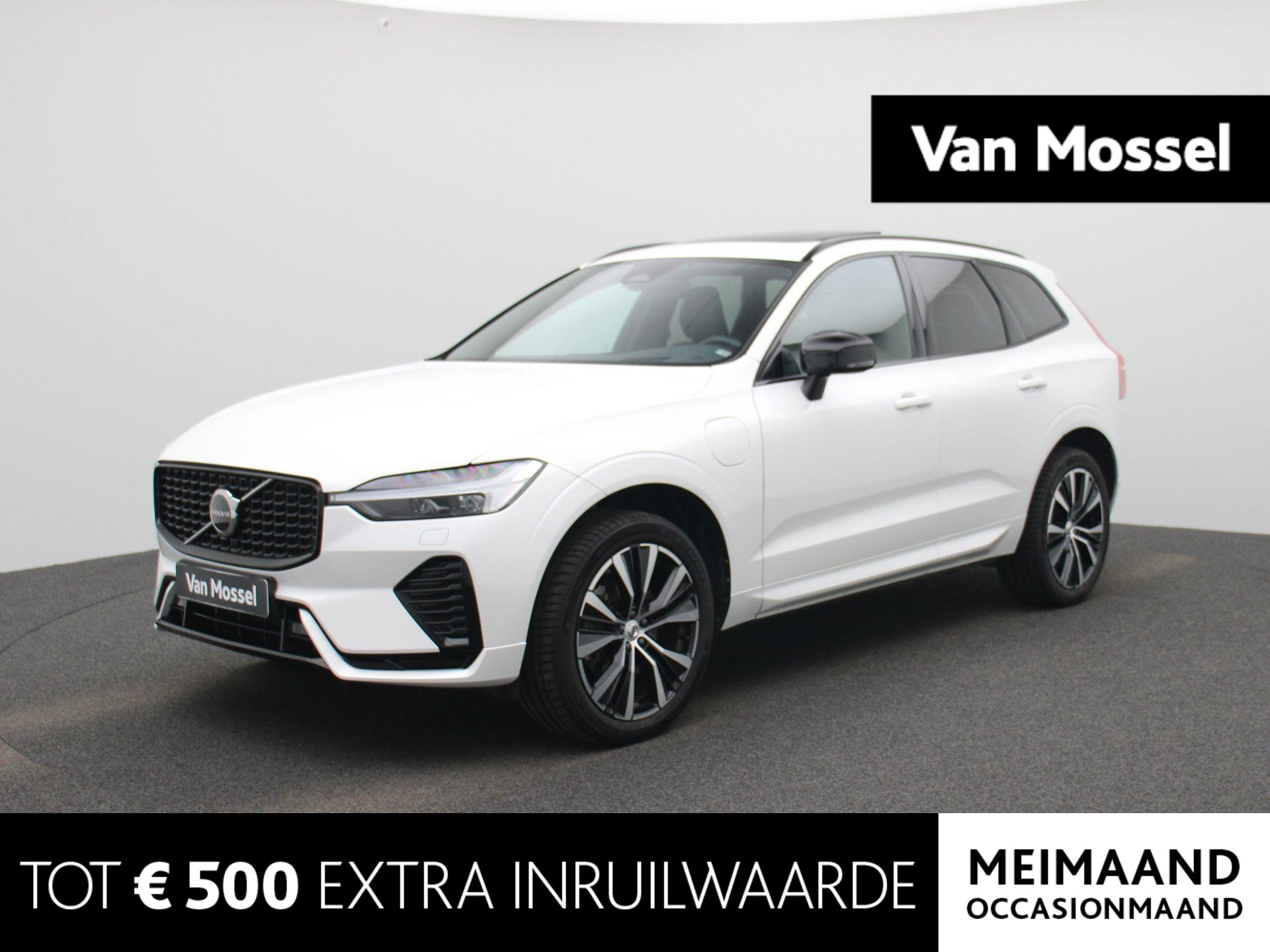 Volvo XC60 2.0 T6 Plug-in hybrid AWD Ultimate Dark | Navigatie | Trekhaak Wegklapbaar | Lederen Bekleding | Stoel- / Stuurverwarming | Achterbank Verwarmd | Heads-up Display | Climate Control |  Harman Kardon | Camera | Parkeersensoren | LMV |