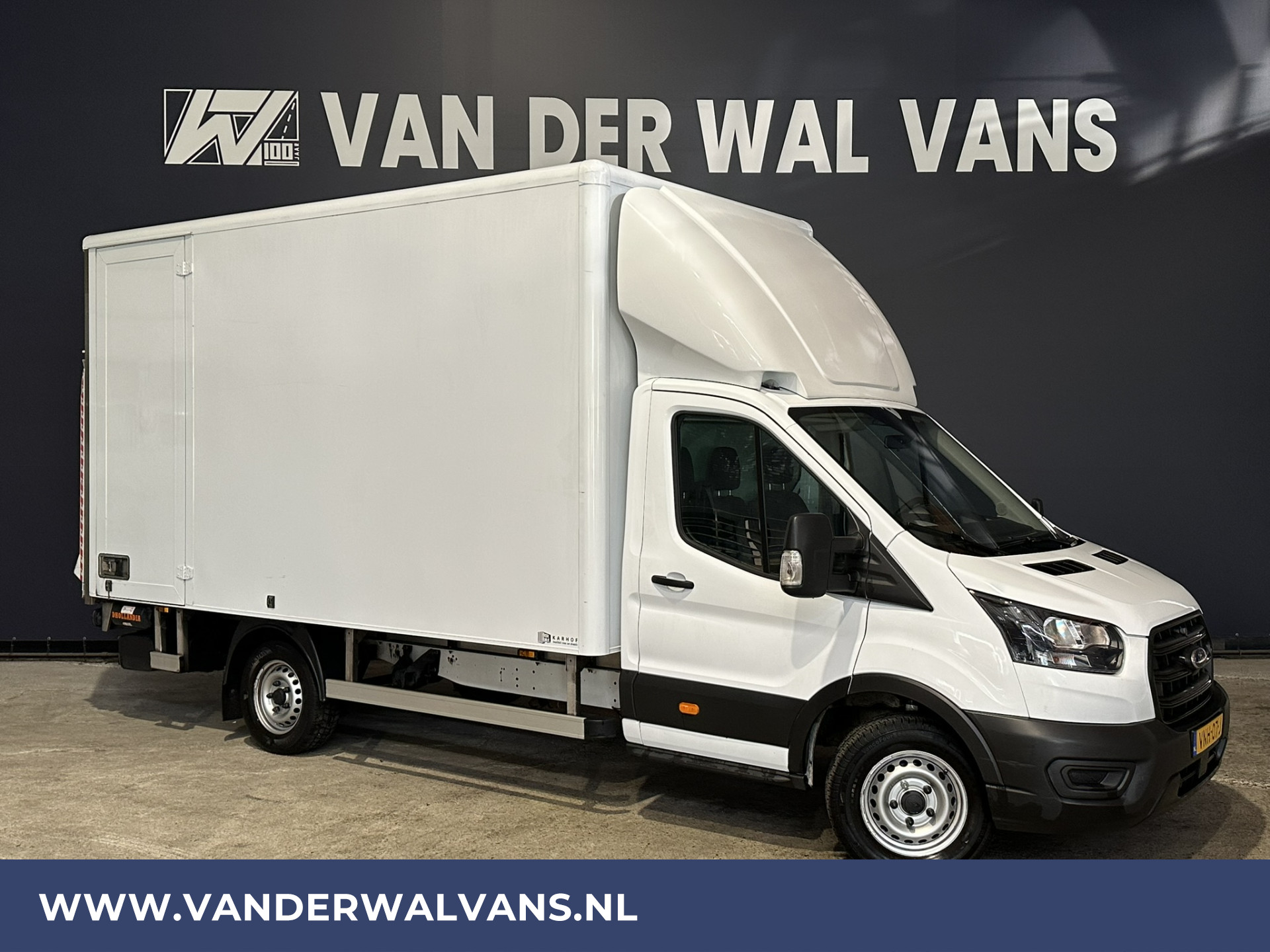 Ford Transit 2.0 TDCI 130pk Bakwagen 233cm Hoog Laadklep Zijdeur 1049kg laadvermogen Euro6 Airco | LAT OM LAT Bijrijdersbank