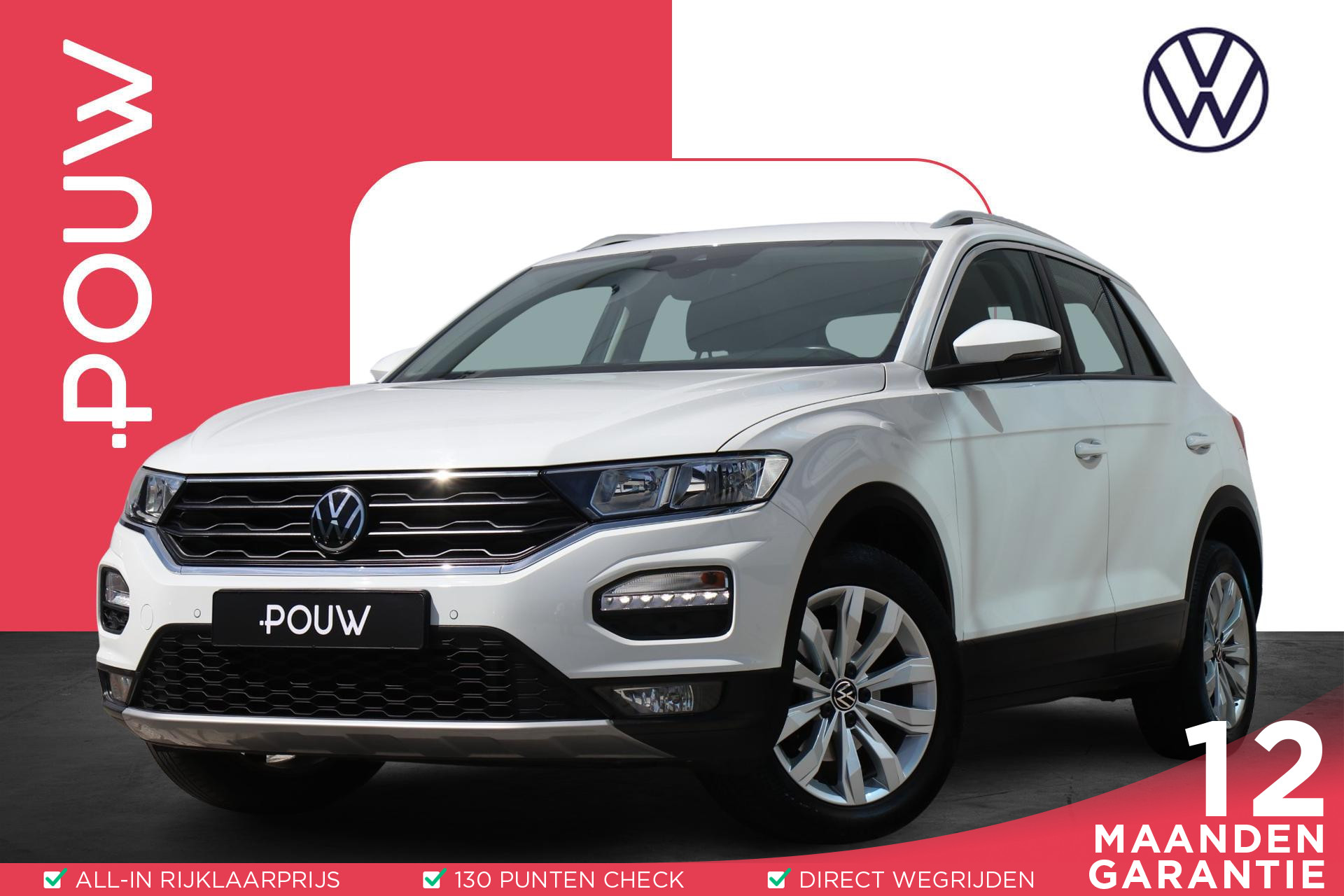 Volkswagen T-Roc 1.0 TSI 110pk Style | Cruise Control Adaptief | Parkeersensoren | 17" Velgen