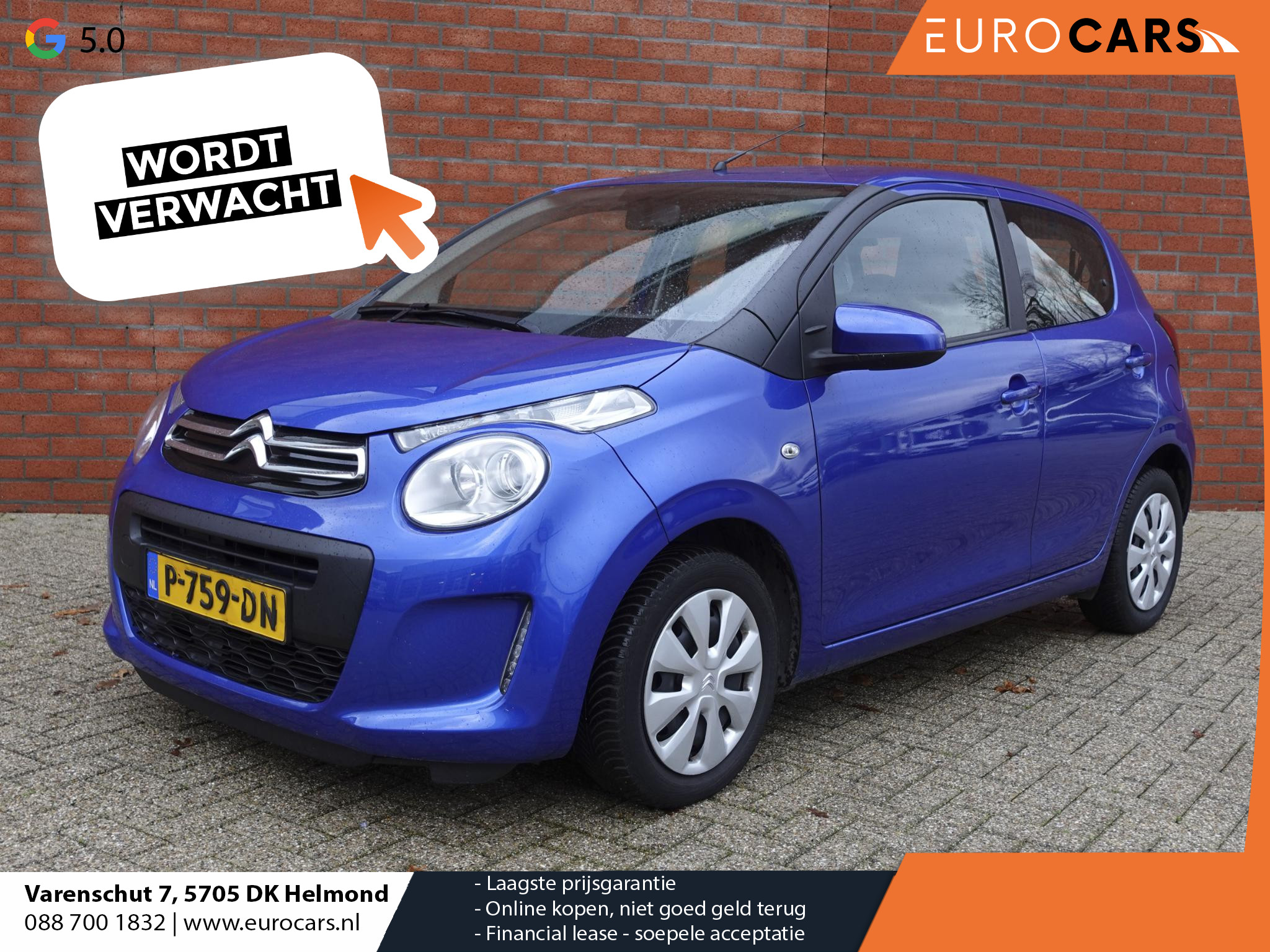 Citroën C1 1.0 VTi Feel Airco Apple Carplay/Android Auto Navigatie Camera 5-DRS