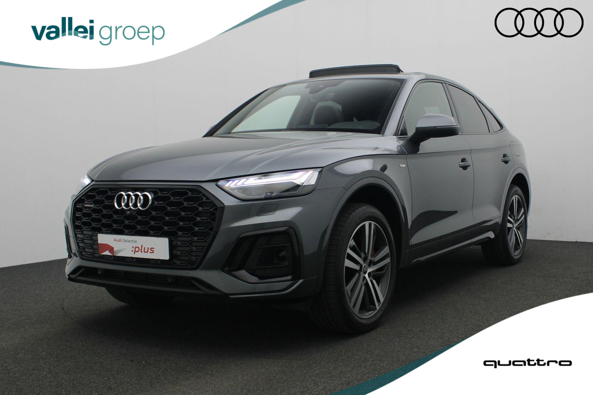 Audi Q5 Sportback 55 TFSI e 367 pk S-tronic S edition Competition / S-Line | Panoramadak | Trekhaak | Geheugenstoel | Matrix LED | Bang & Olufsen | Achteruitrijcamera