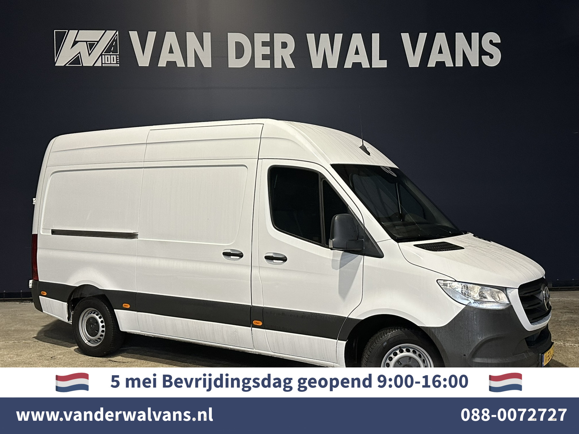 Mercedes-Benz Sprinter 317 CDI 170pk 9G-Tronic Automaat L2H2 Fabrieksgarantie Euro6 Airco | Camera | Navigatie Cruisecontrol, Parkeersensoren, Stoelverwarming, Bijrijdersbank