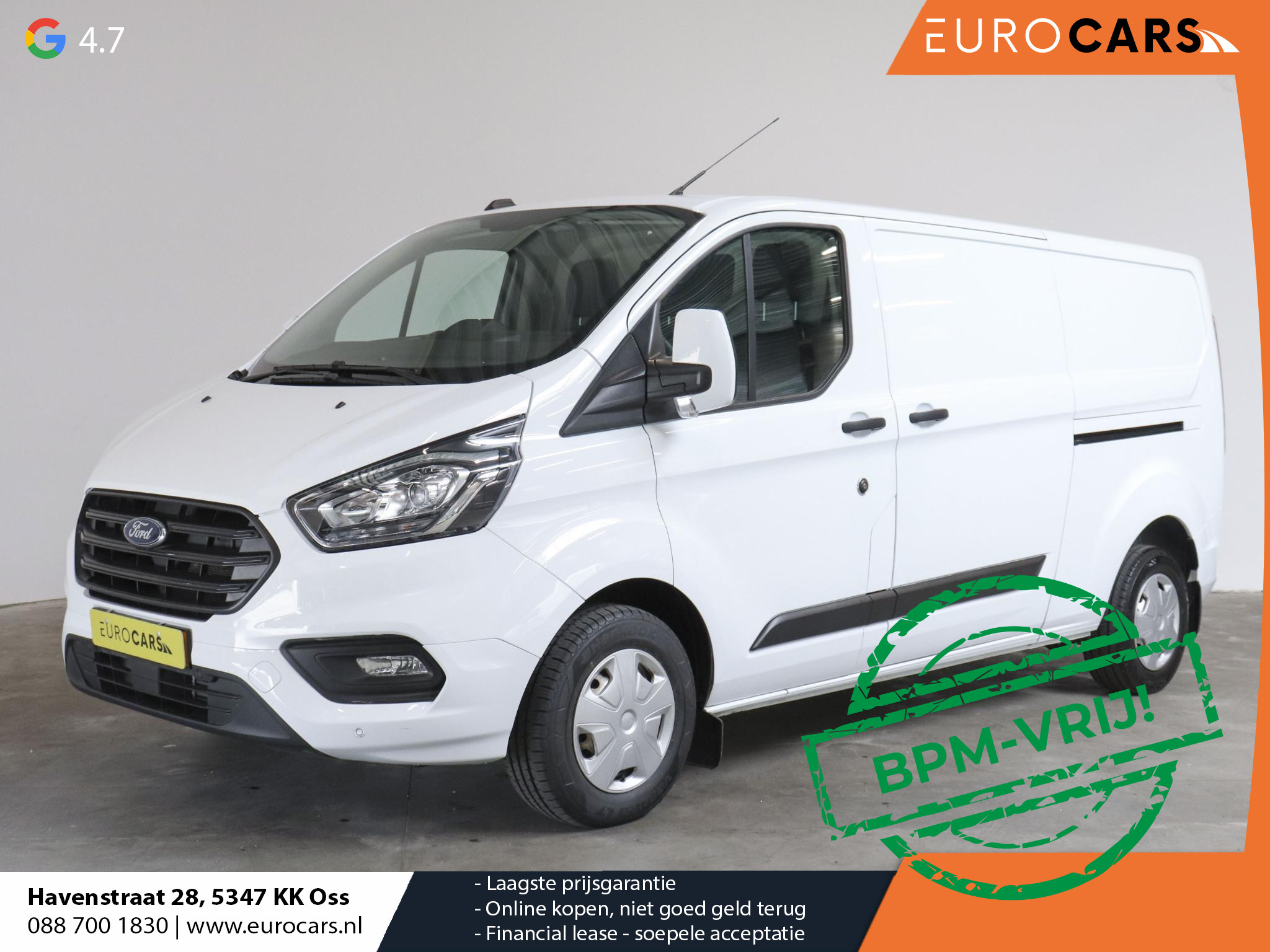 Ford Transit Custom 130pk L2H1 Trend 2x Schuifdeur Airco Cruise Control  Achterklep Radio Bluetooth Euro6
