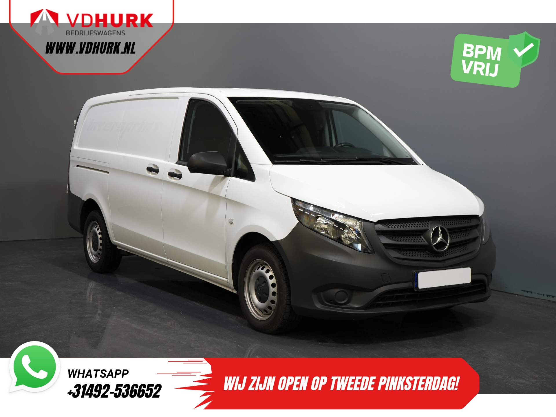 Mercedes-Benz Vito 110 CDI L2 DEMO BPM VRIJ! Deuren/ Airco