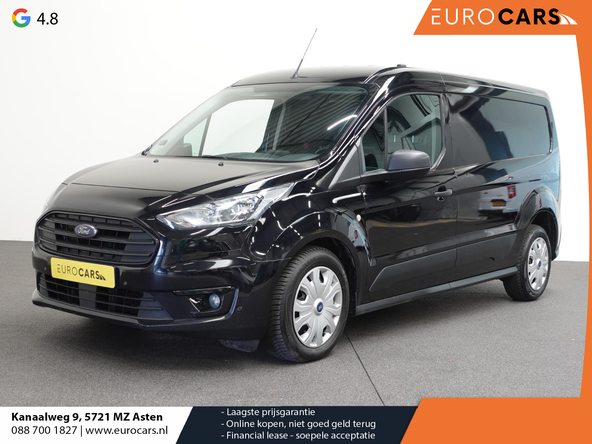 Ford Transit Connect 120pk Automaat L2 Trend Navigatie Camera Airco Cruise control 3-Zits Euro6