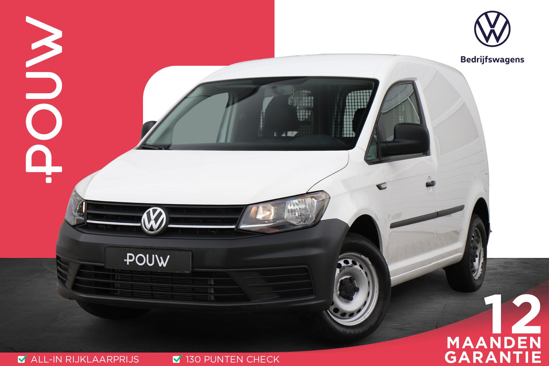 Volkswagen Caddy 2.0 TDI L1H1 BMT Trendline | Airco | Bluetooth | Lederen bekleding | Euro 6