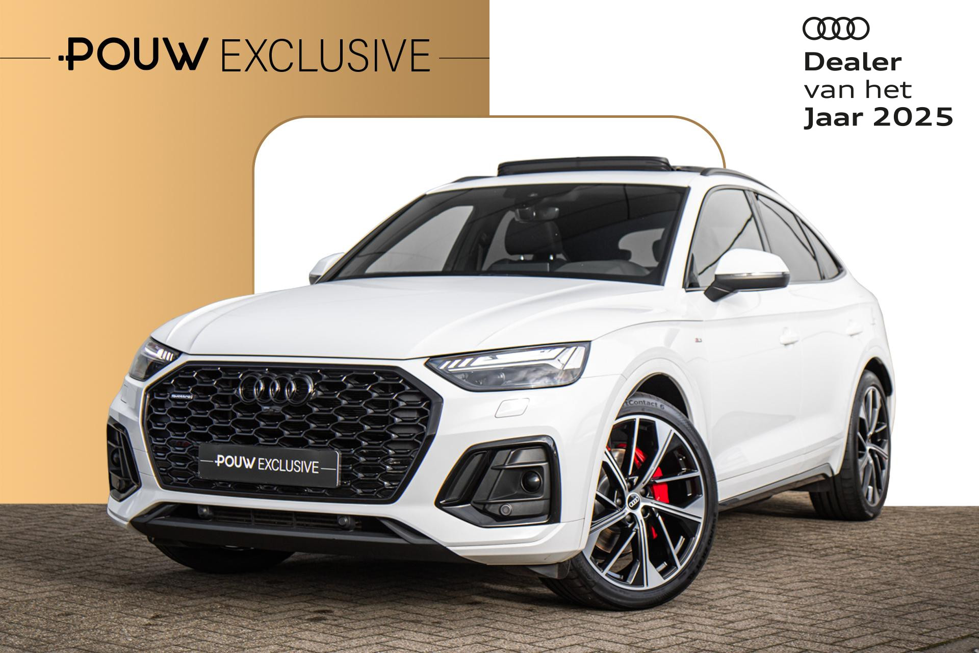 Audi Q5 Sportback 50 TFSI e 299pk S edition | Panoramadak | Leder | Luchtvering | Stoelverwarming | Achteruitrijcamera