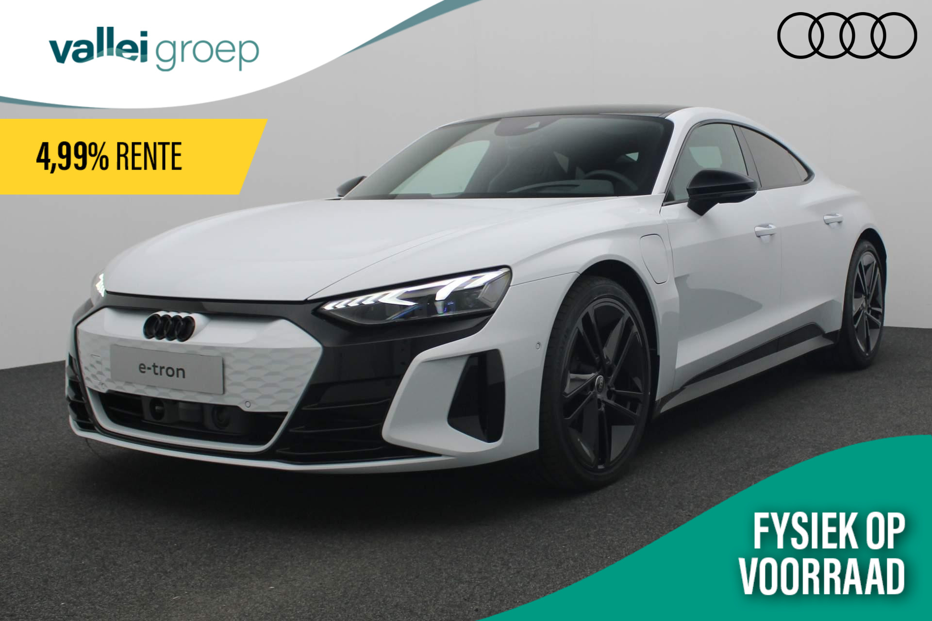 Audi e-tron GT 476PK Competition quattro VOORRAAD VOORDEEL | Adaptive air suspension | Panoramadak | Bang & Olufsen sound |