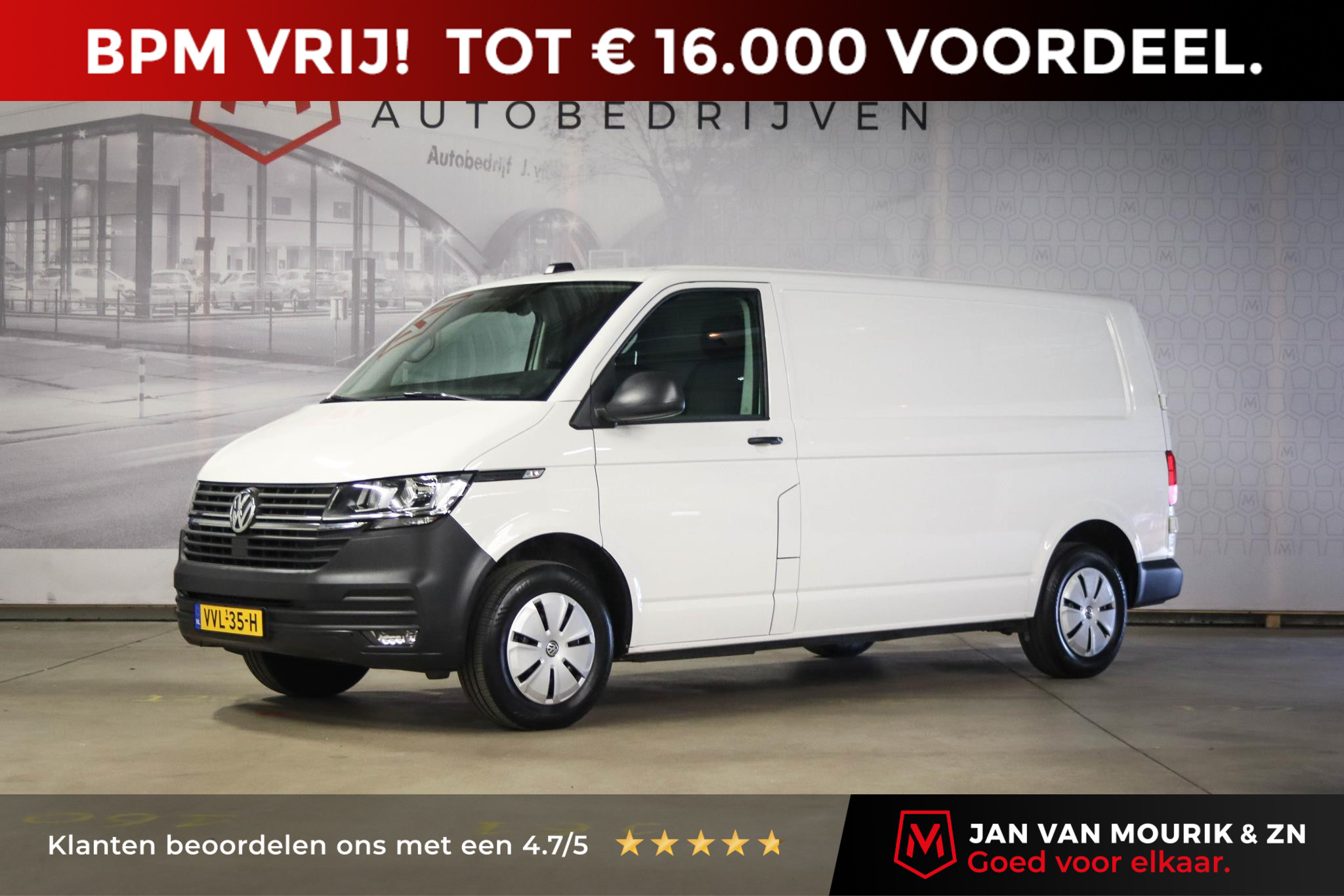Volkswagen Transporter 2.0 TDI L2H1 28 Comfortline EURO 6 | NAVI PACK | AIRCO | CRUISE | DAB | APPLE | PDC | TREKHAAK