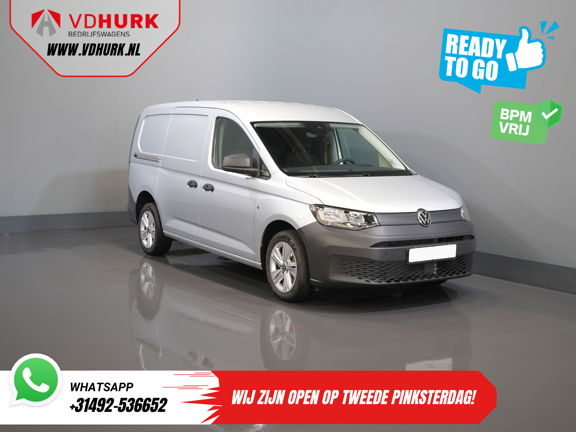 Volkswagen Caddy Cargo Maxi 2.0 TDI 125 pk DSG Aut. BPM VRIJ Virtual Cockpit/ Carplay/ Cruise/ PDC/ Omvormer